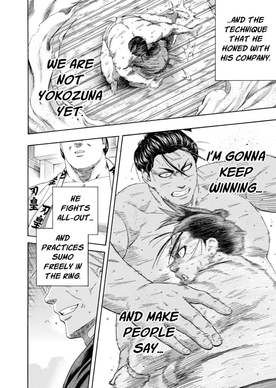 Hinomaru Zumou Chapter 224 page 12 - Chapter 224: Onimaru Kunitsuna VS Kusanagi Sword, Transcend