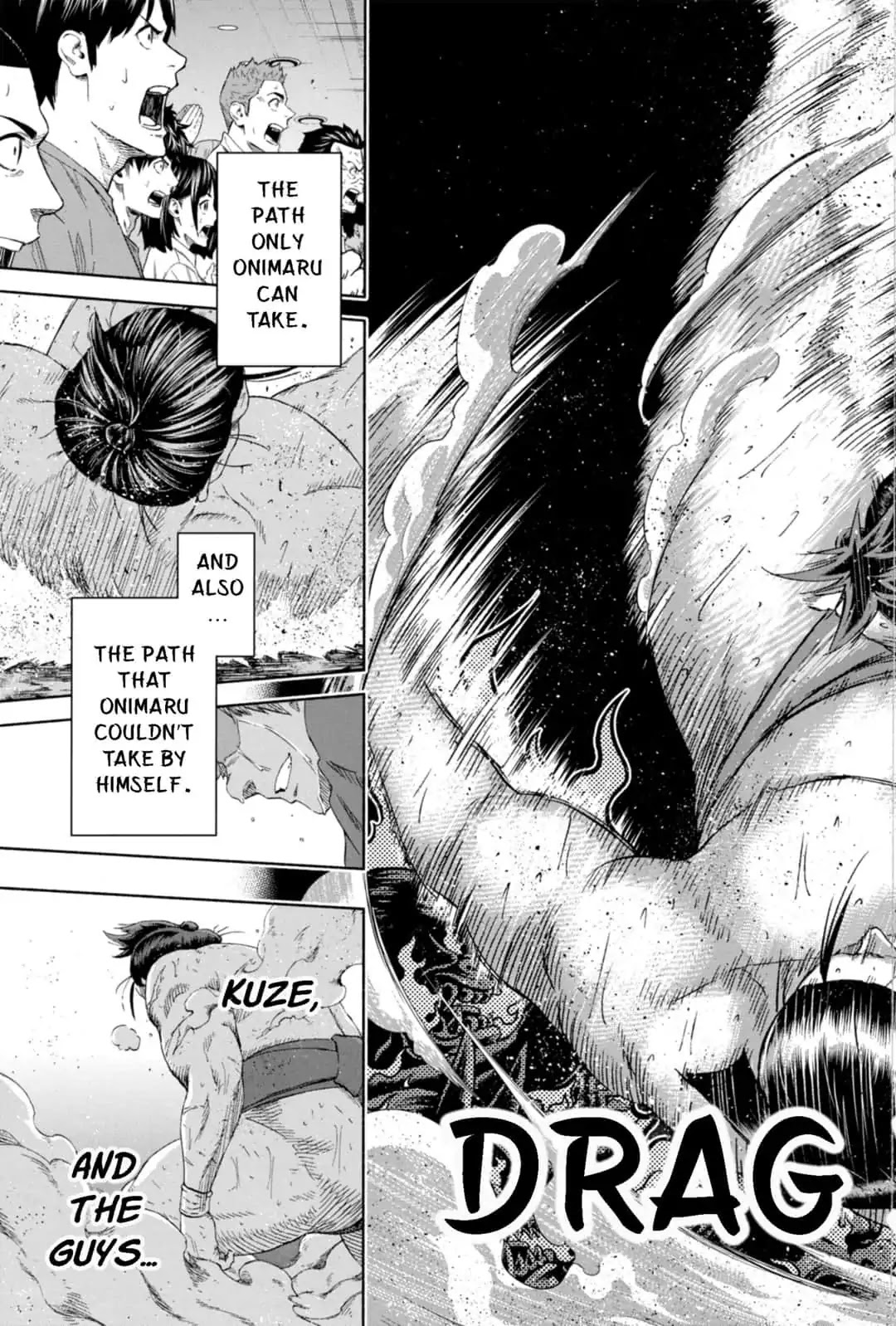 Hinomaru Zumou Chapter 224 page 15 - Chapter 224: Onimaru Kunitsuna VS Kusanagi Sword, Transcend