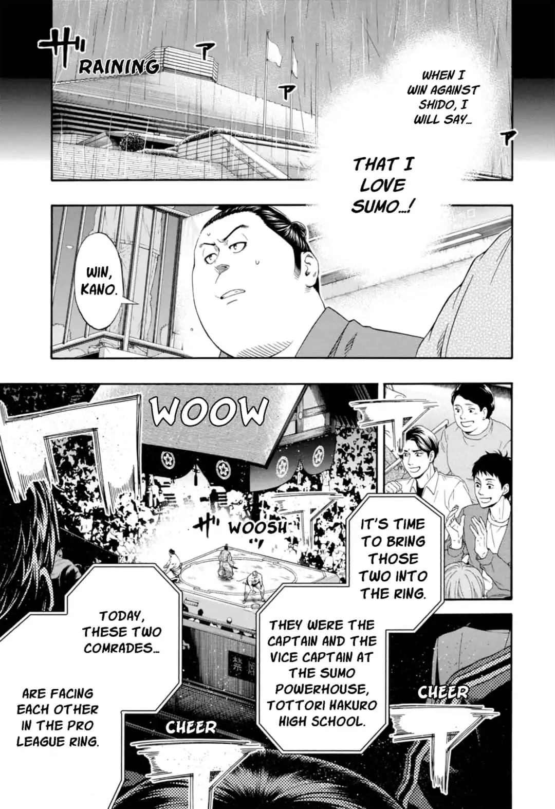 Hinomaru Zumou Chapter 225 page 15 - Chapter 225: Dojikiri And Okanehira