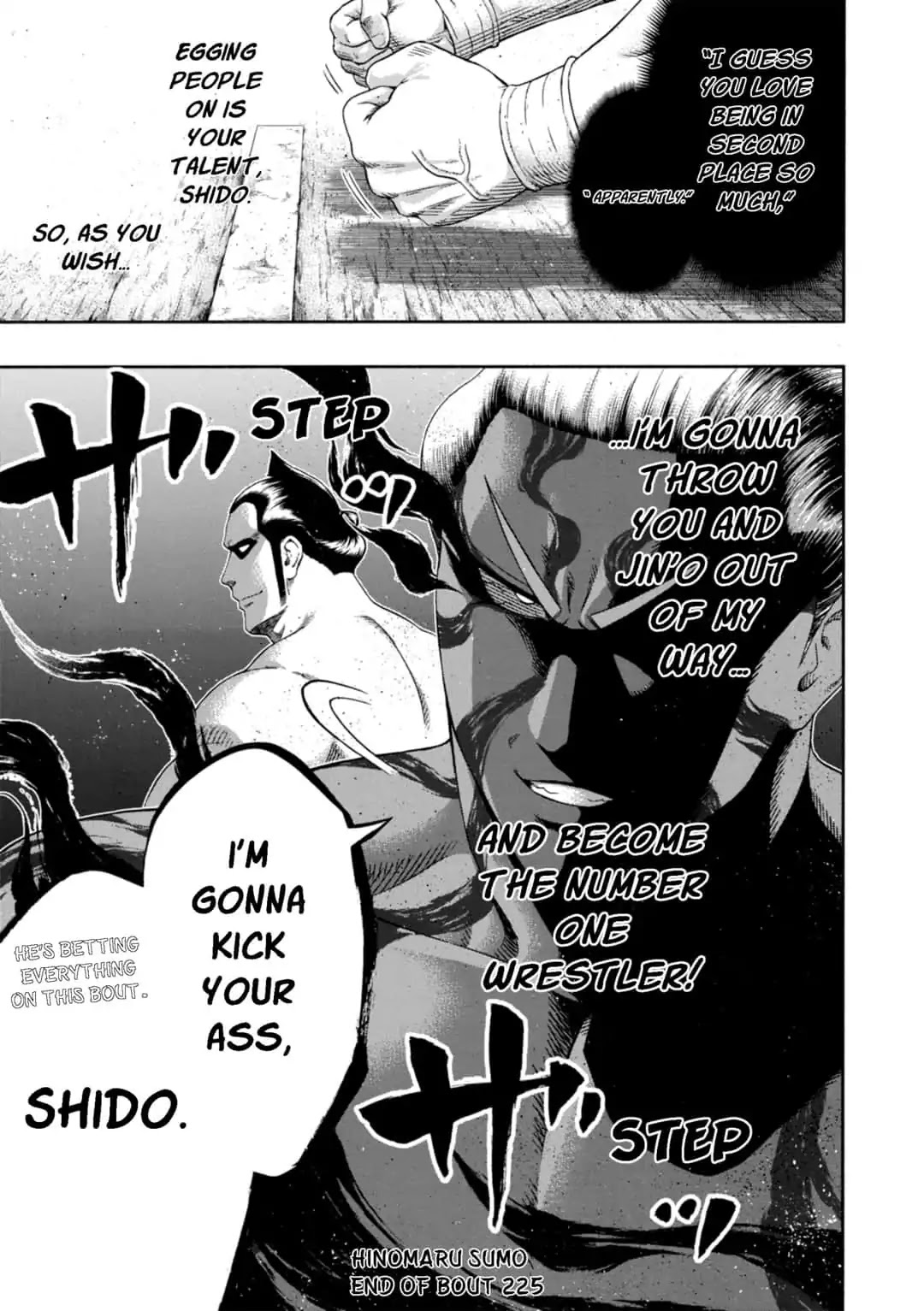 Hinomaru Zumou Chapter 225 page 19 - Chapter 225: Dojikiri And Okanehira