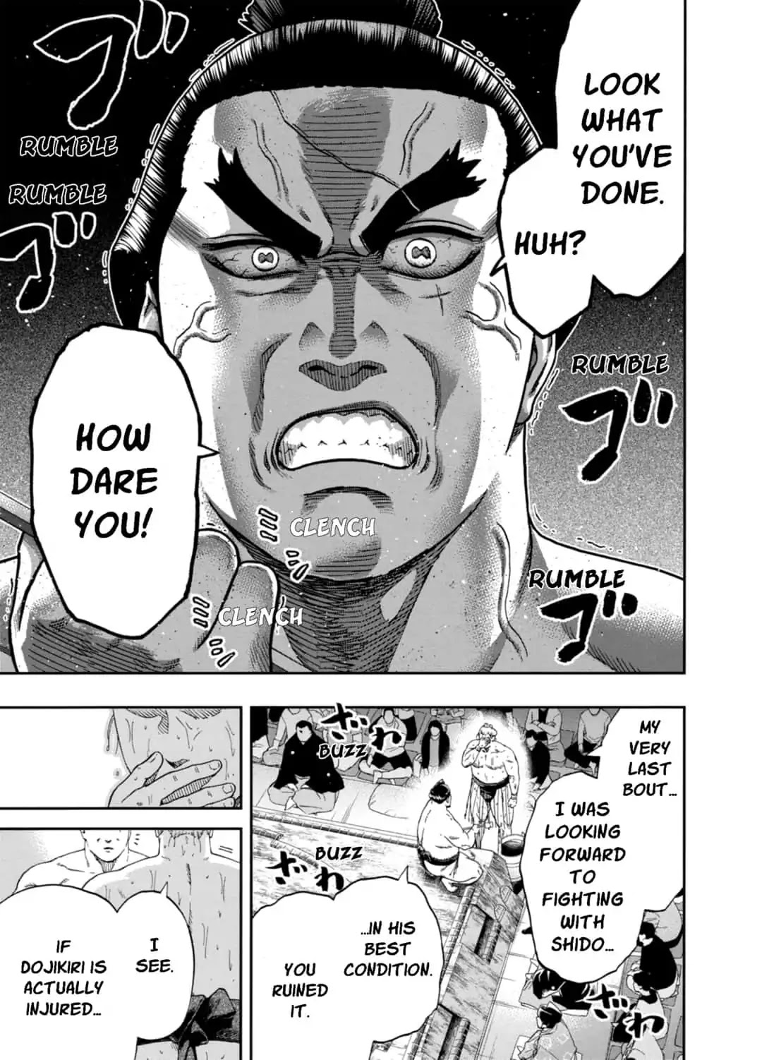 Hinomaru Zumou Chapter 227 page 10 - Chapter 227: Jin'o And Saenoyama