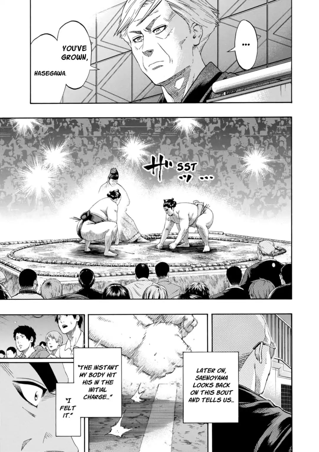Hinomaru Zumou Chapter 227 page 18 - Chapter 227: Jin'o And Saenoyama