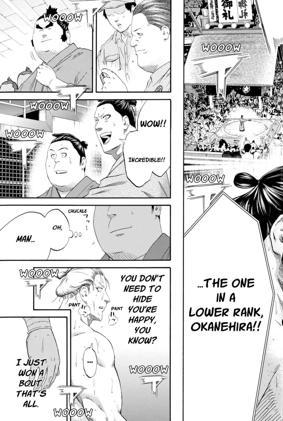 Hinomaru Zumou Chapter 227 page 4 - Chapter 227: Jin'o And Saenoyama