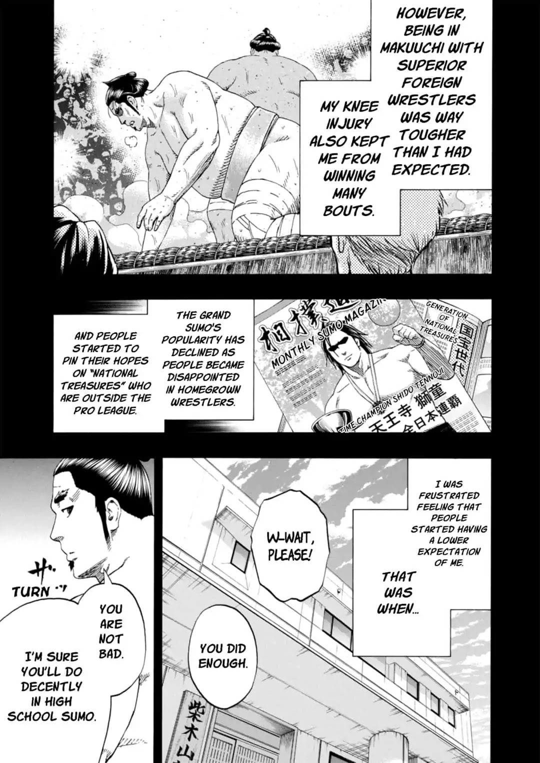 Hinomaru Zumou Chapter 228 page 7 - Chapter 228: The Man Saenoyama