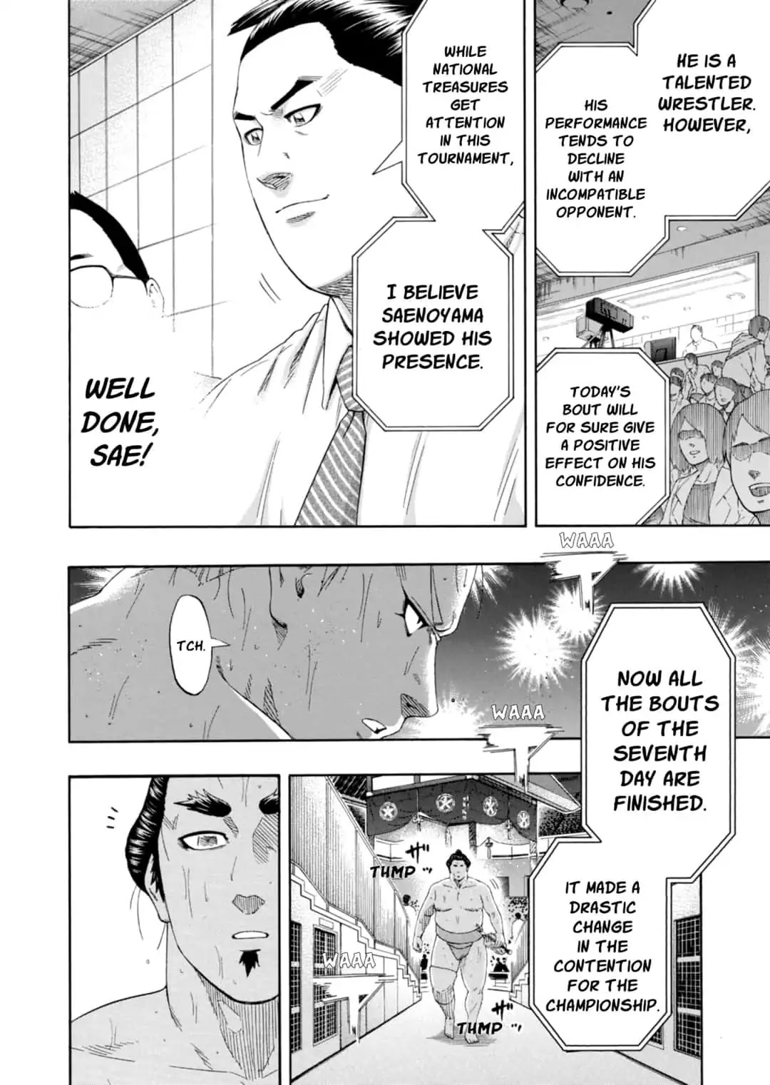 Hinomaru Zumou Chapter 229 page 10 - Chapter 229: Vertical Relationship