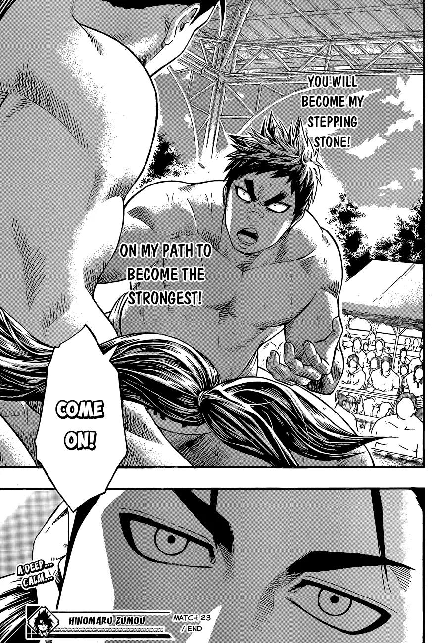 Hinomaru Zumou Chapter 23 page 19 - Chapter 23: The Son of The Yokozuna