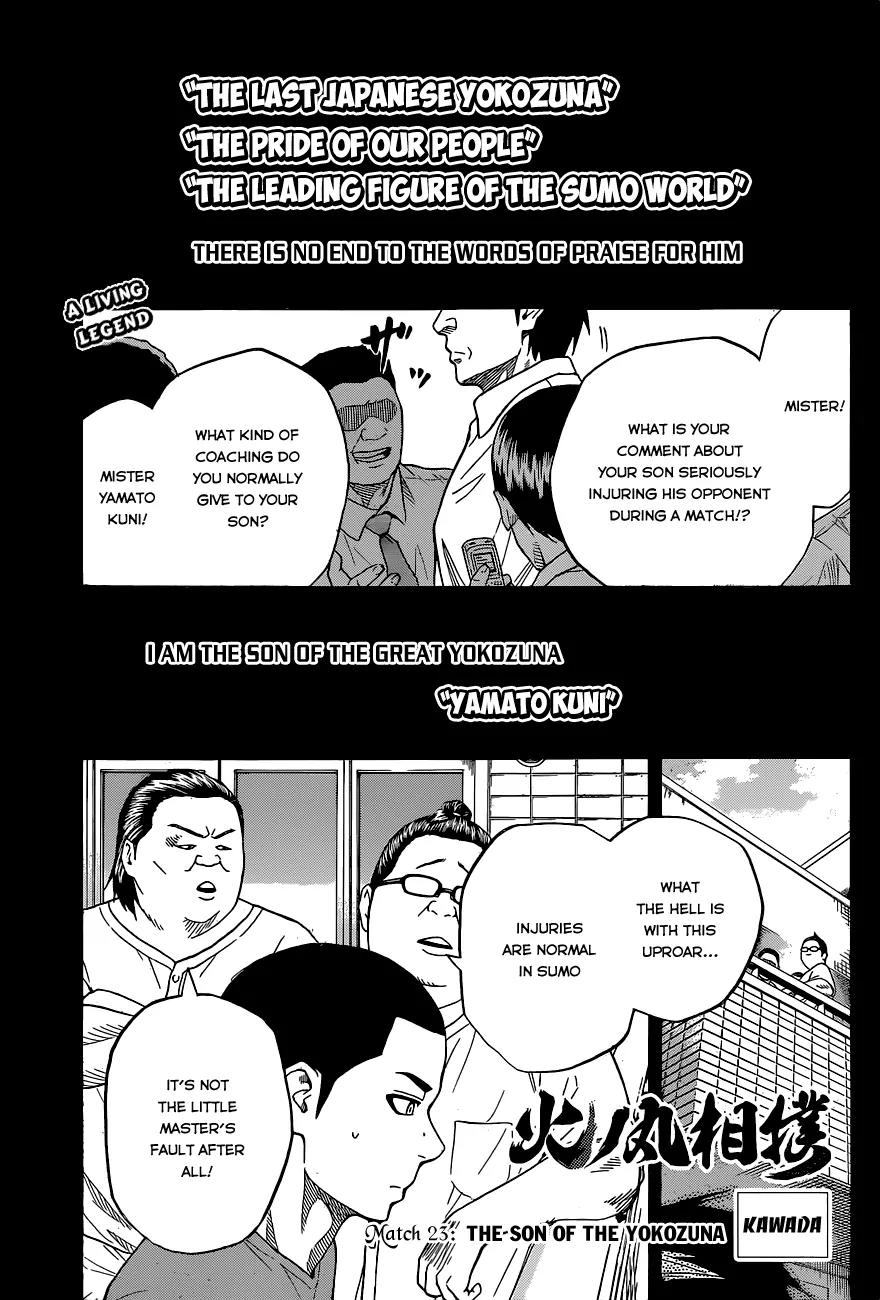 Hinomaru Zumou Chapter 23 page 2 - Chapter 23: The Son of The Yokozuna