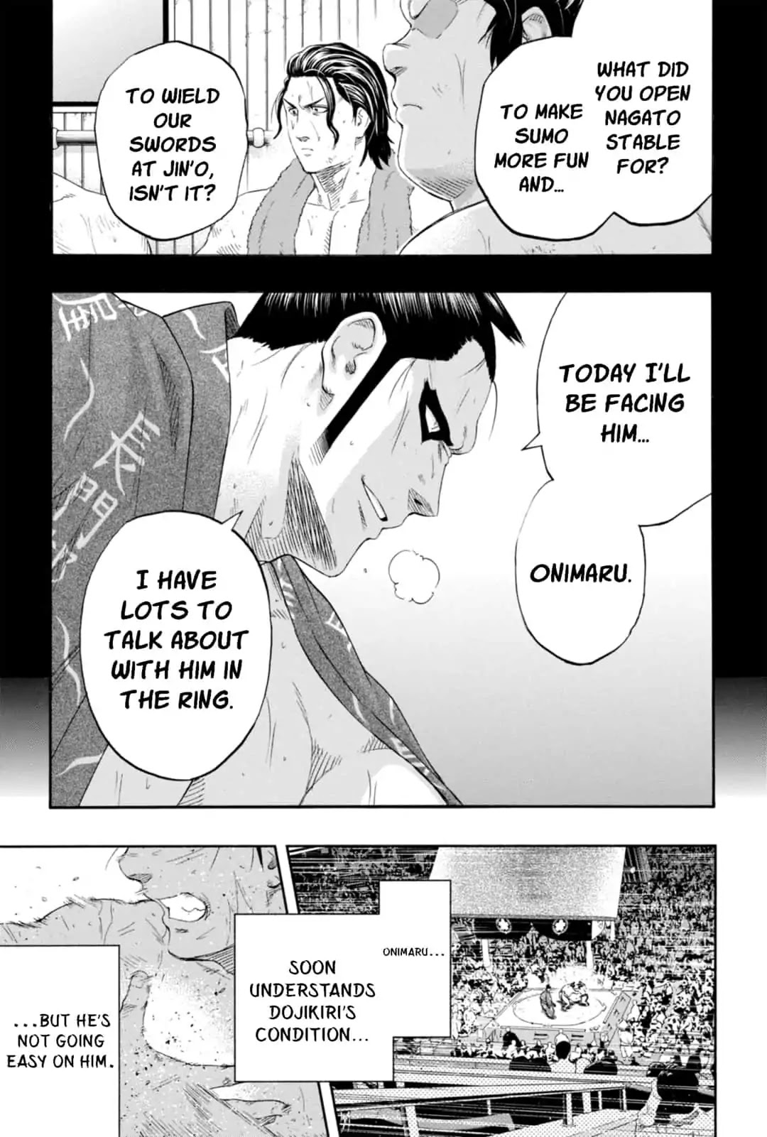 Hinomaru Zumou Chapter 231 page 9 - Chapter 231: Onimaru Kunitsuna And Dojikiri Yasutsuna, Discourse