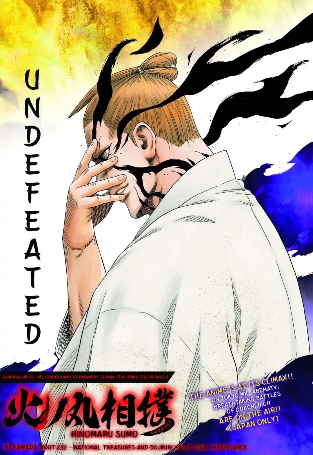 Hinomaru Zumou Chapter 232 page 1 - Chapter 232: National Treasures And Dojikiri Yasutsuna, Inheritance