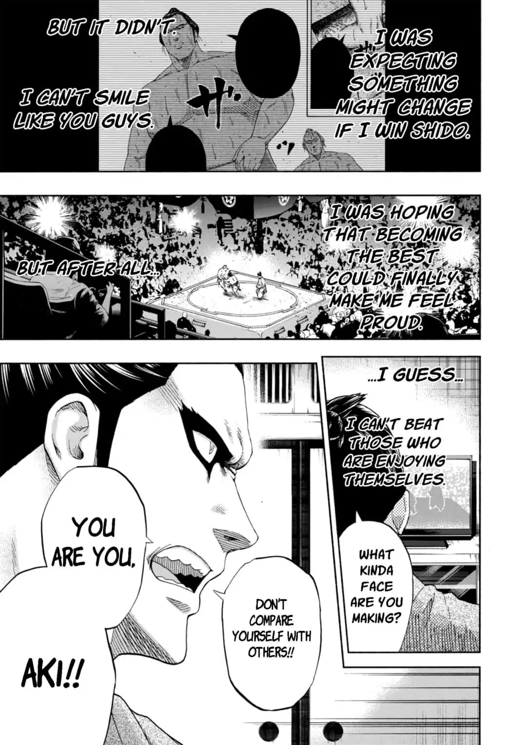 Hinomaru Zumou Chapter 234 page 15 - Chapter 234: Onimaru Kunitsuna and Okanehira