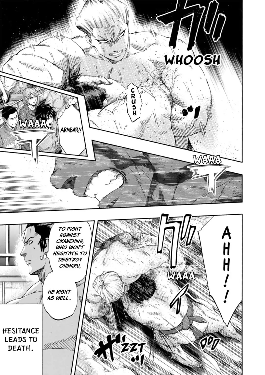 Hinomaru Zumou Chapter 234 page 3 - Chapter 234: Onimaru Kunitsuna and Okanehira