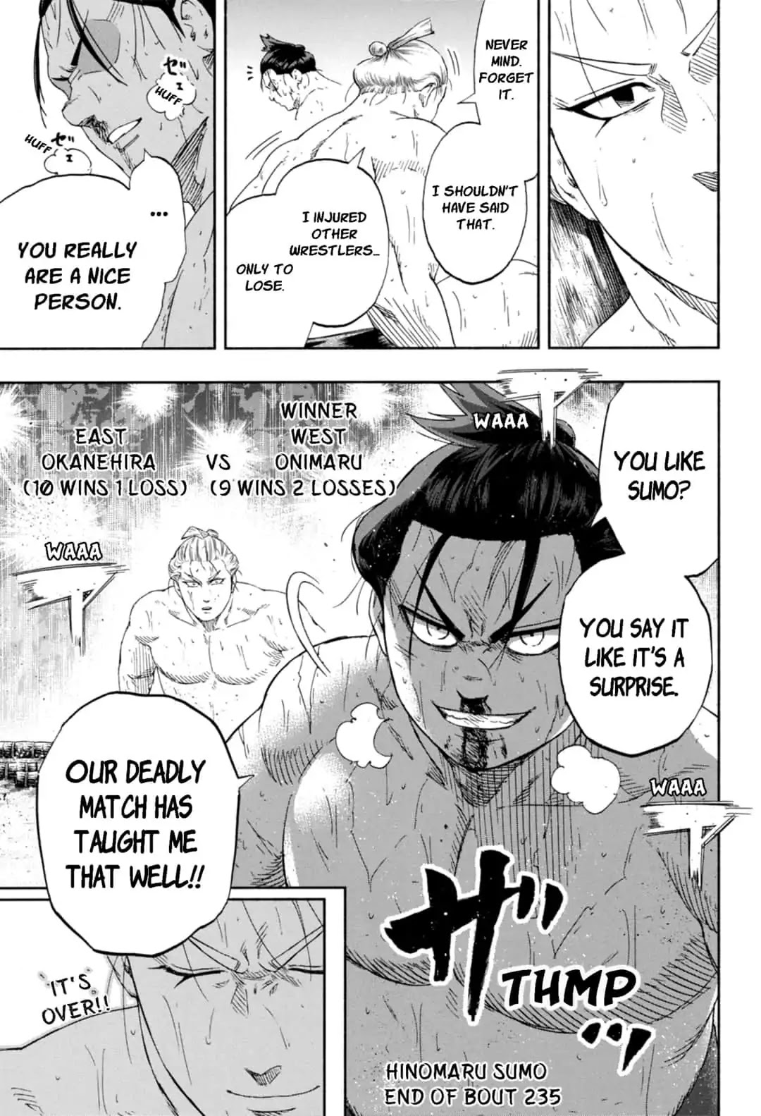 Hinomaru Zumou Chapter 235 page 19 - Chapter 235: The End of the Path