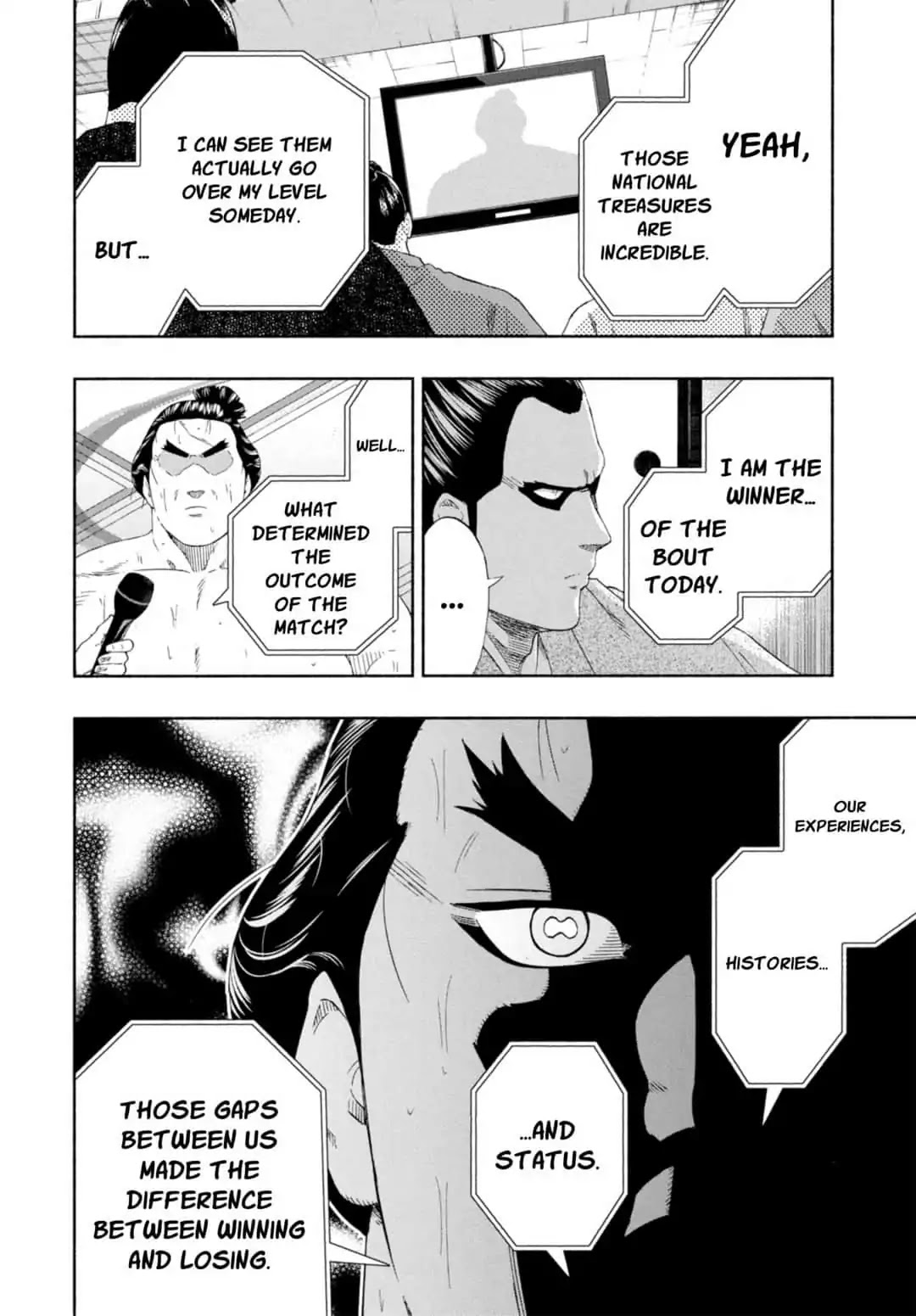 Hinomaru Zumou Chapter 236 page 14 - Chapter 236: The Distance to The Yokozuna