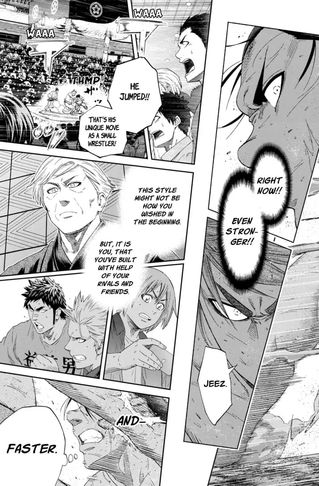Hinomaru Zumou Chapter 238 page 11 - Chapter 238: Onimaru Kunitsuna and Mikazun Munechika, Evolution by Kawada