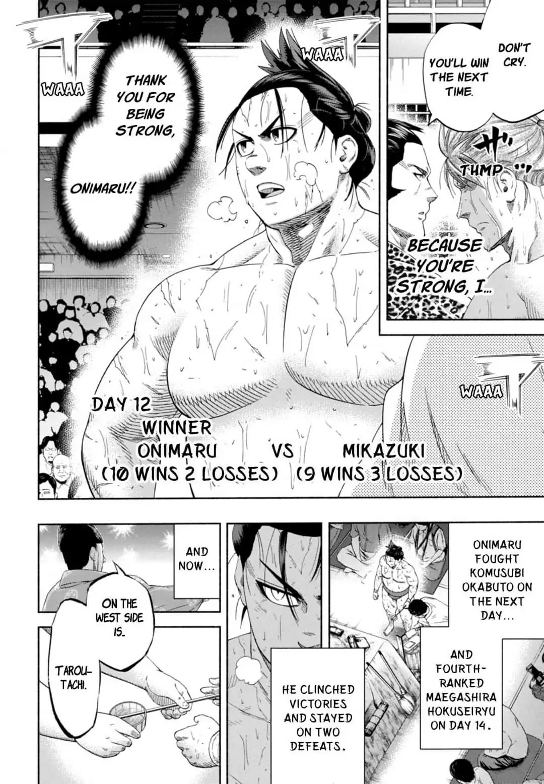 Hinomaru Zumou Chapter 238 page 18 - Chapter 238: Onimaru Kunitsuna and Mikazun Munechika, Evolution by Kawada