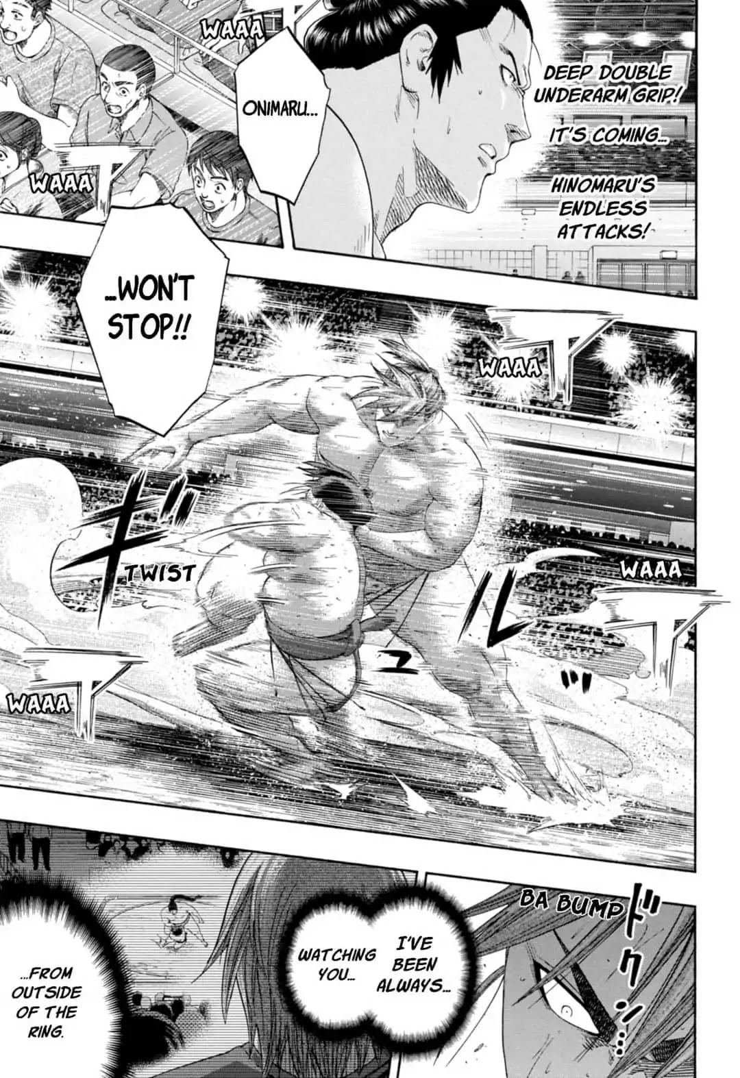 Hinomaru Zumou Chapter 238 page 7 - Chapter 238: Onimaru Kunitsuna and Mikazun Munechika, Evolution by Kawada