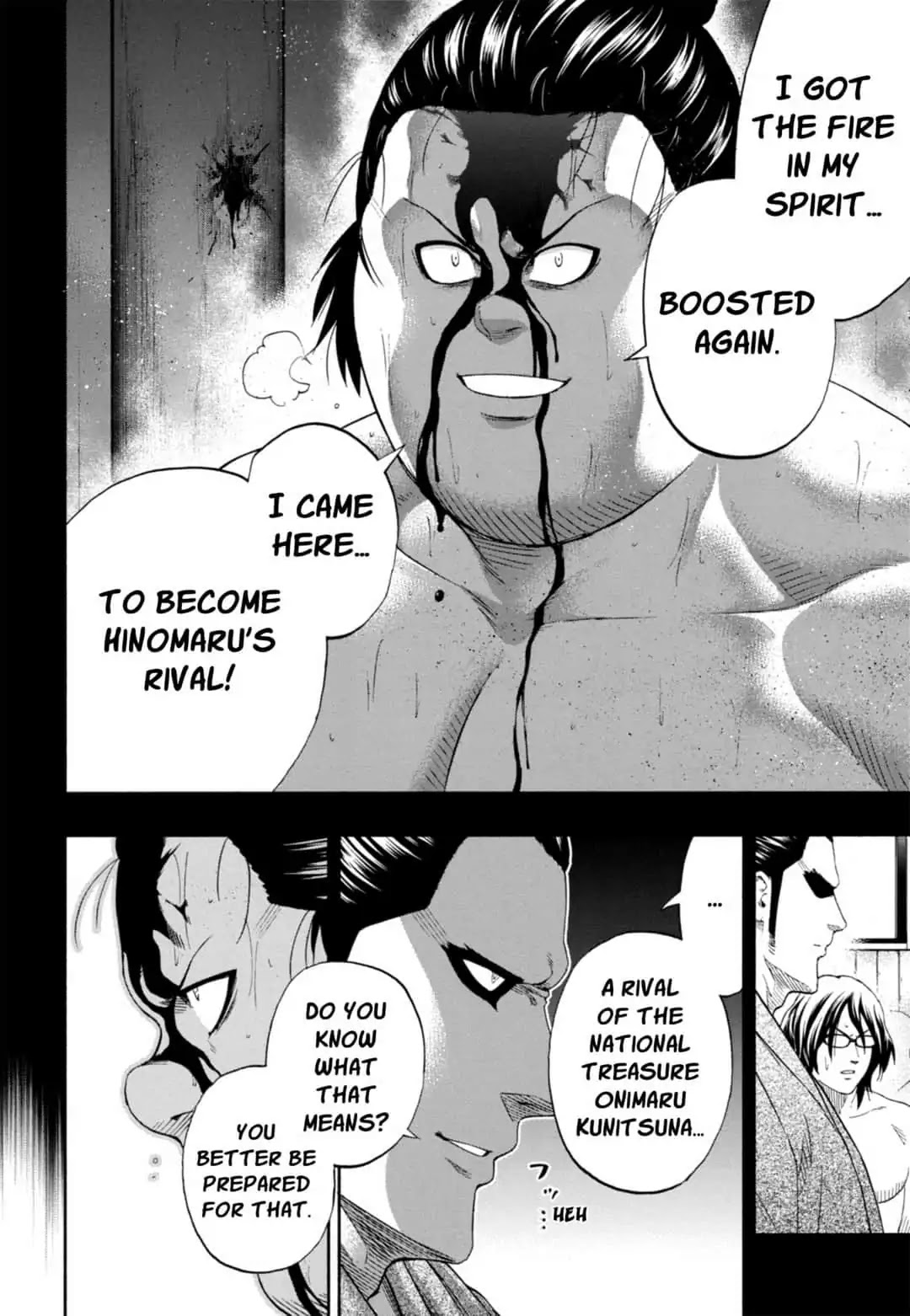 Hinomaru Zumou Chapter 239 page 12 - Chapter 239: Captain's Steps