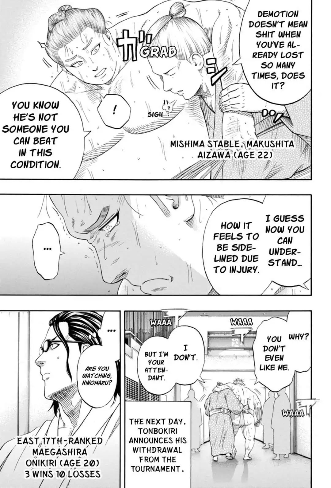 Hinomaru Zumou Chapter 239 page 3 - Chapter 239: Captain's Steps
