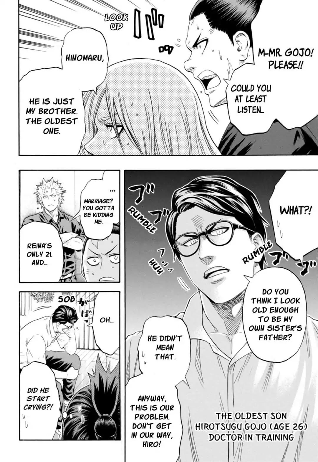 Hinomaru Zumou Chapter 240 page 2 - Chapter 240: Onimaru Kunitsuna and Girl Friend's Father