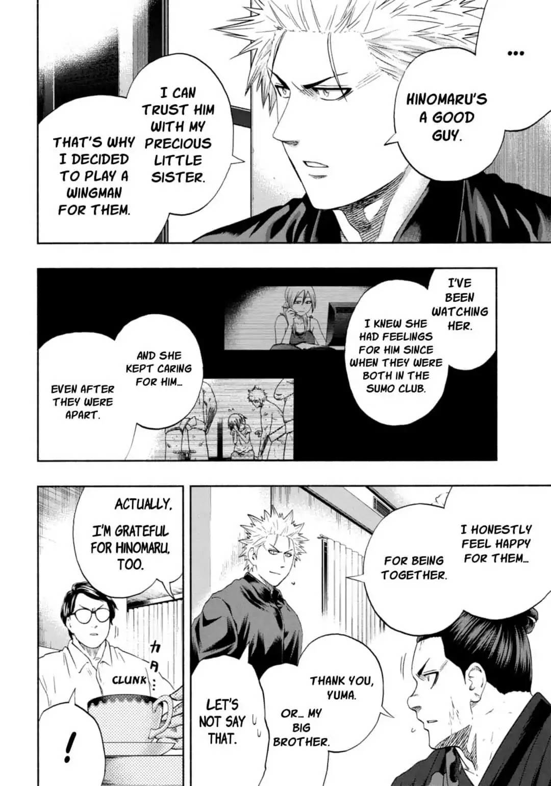 Hinomaru Zumou Chapter 240 page 4 - Chapter 240: Onimaru Kunitsuna and Girl Friend's Father