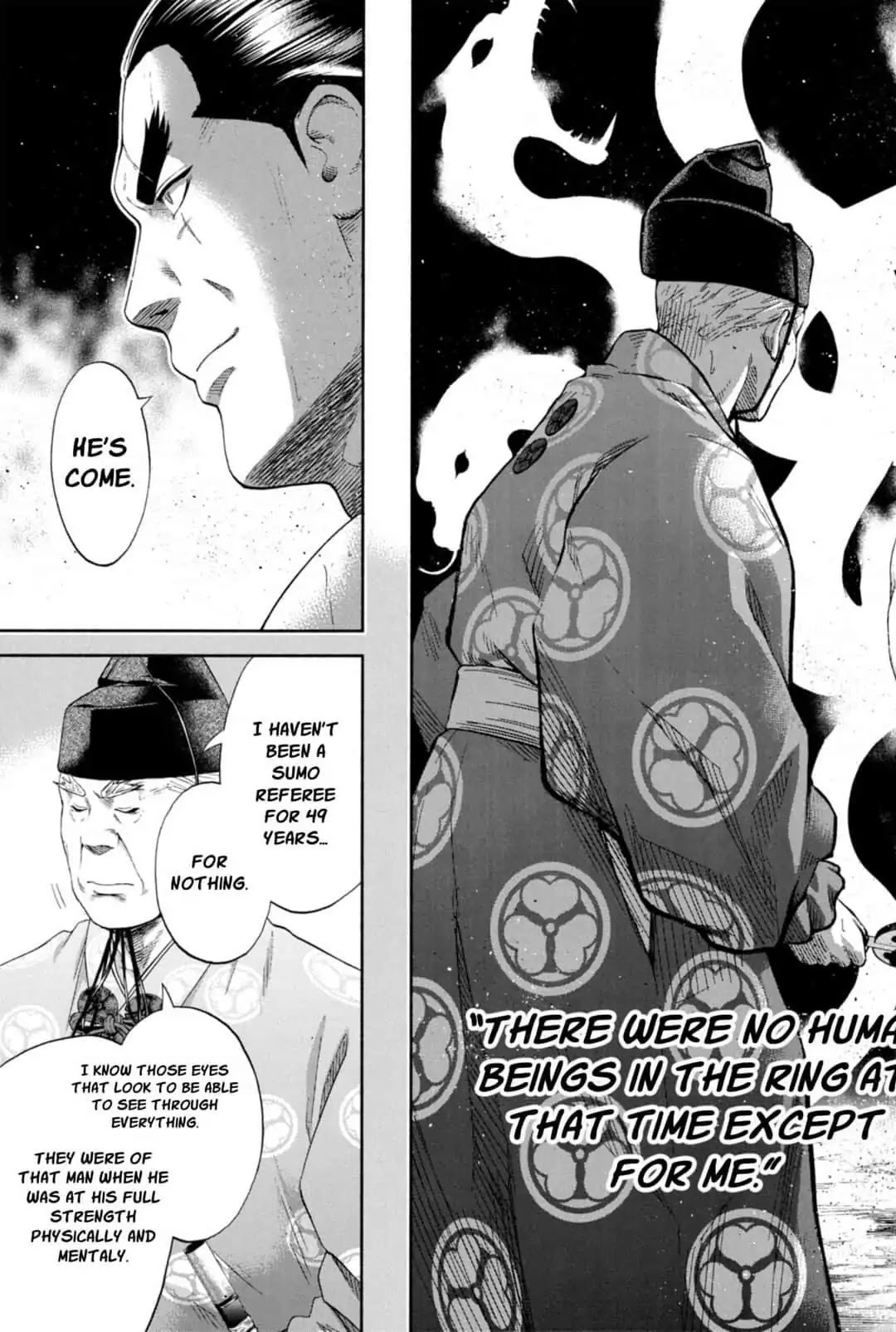 Hinomaru Zumou Chapter 243 page 11 - Chapter 243: Human Beings in the Sumo Ring