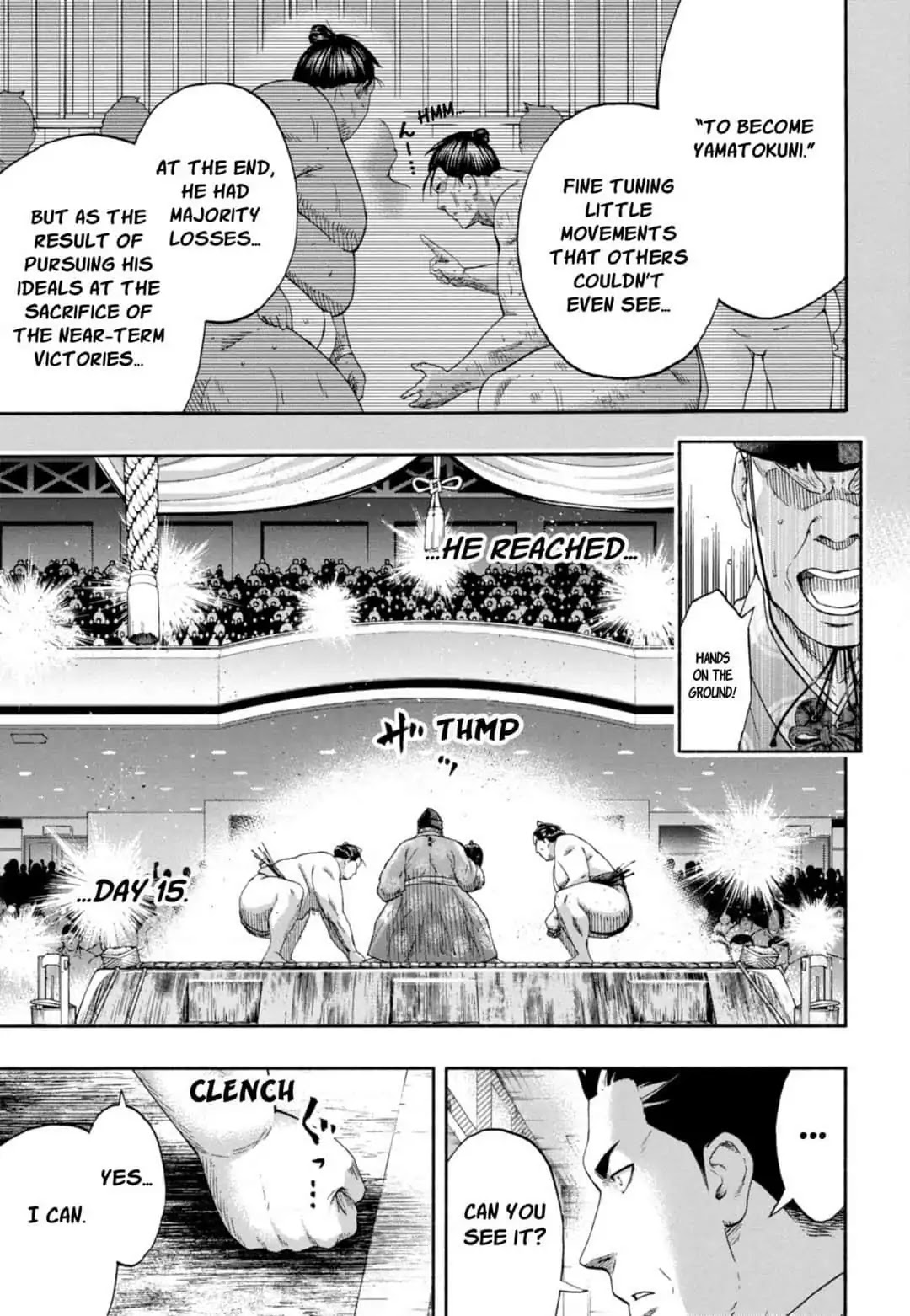 Hinomaru Zumou Chapter 243 page 13 - Chapter 243: Human Beings in the Sumo Ring