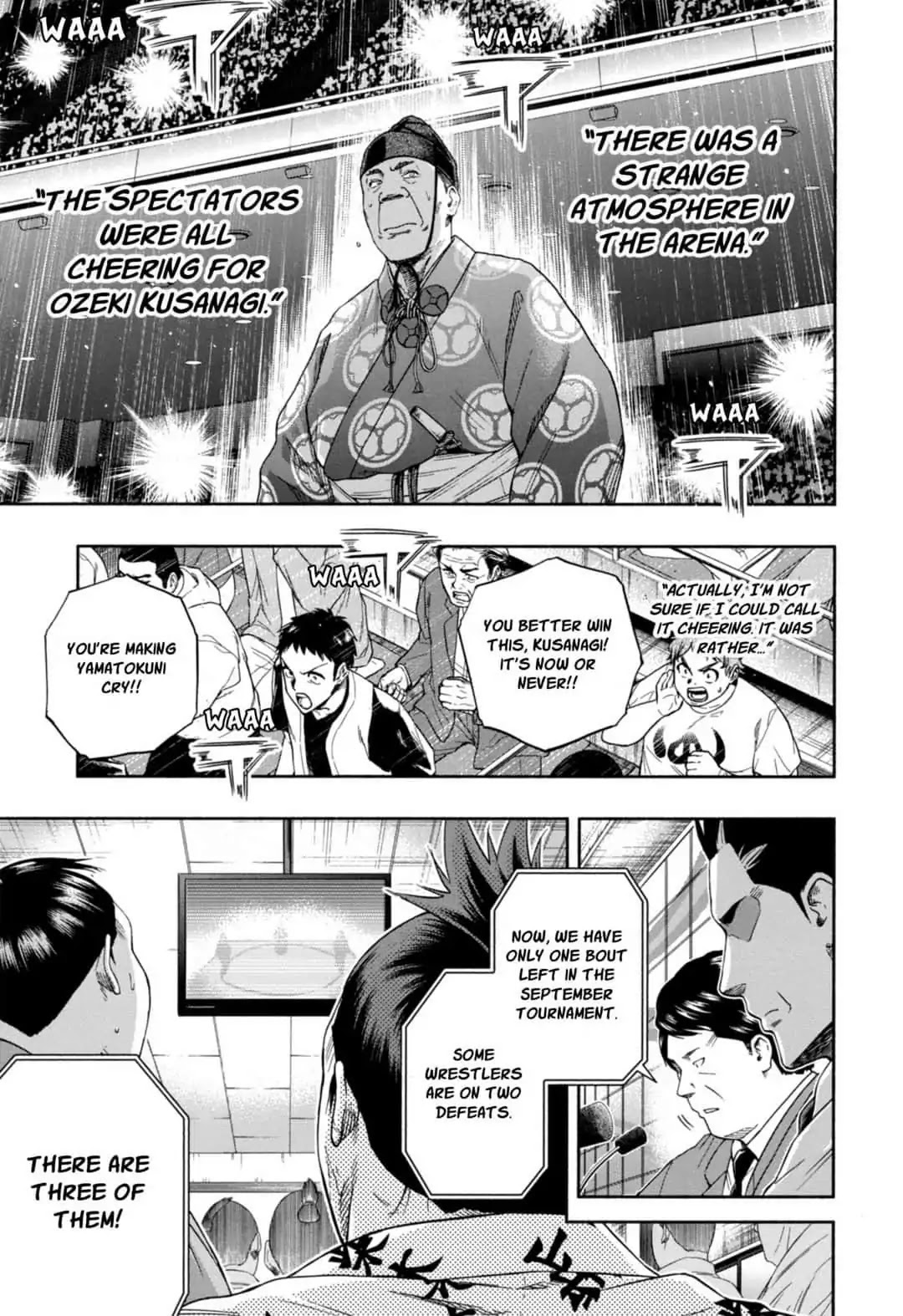 Hinomaru Zumou Chapter 243 page 3 - Chapter 243: Human Beings in the Sumo Ring