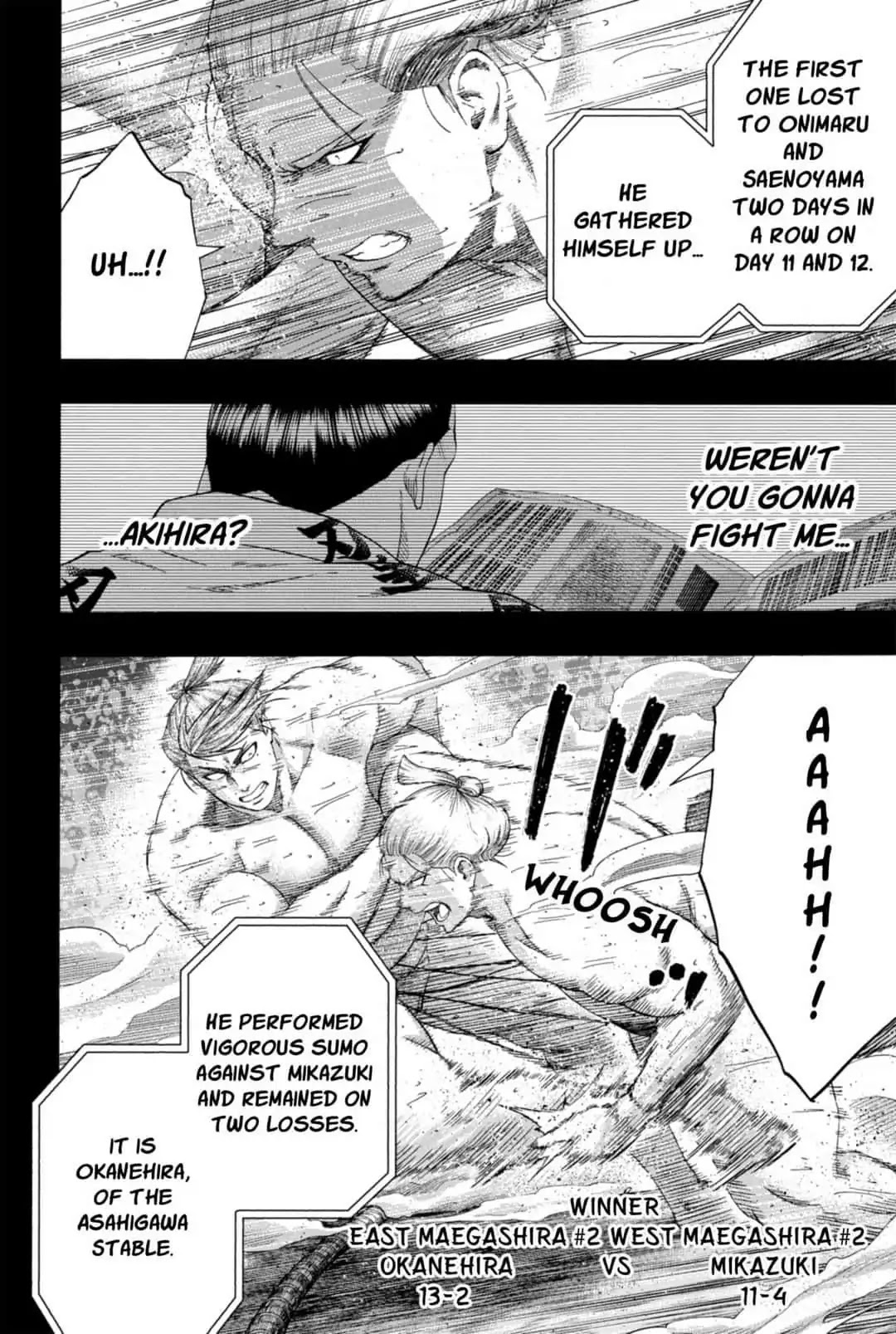 Hinomaru Zumou Chapter 243 page 4 - Chapter 243: Human Beings in the Sumo Ring