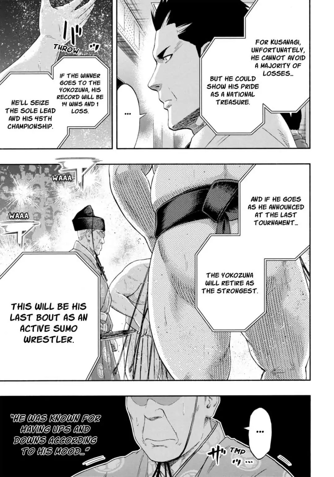 Hinomaru Zumou Chapter 243 page 7 - Chapter 243: Human Beings in the Sumo Ring