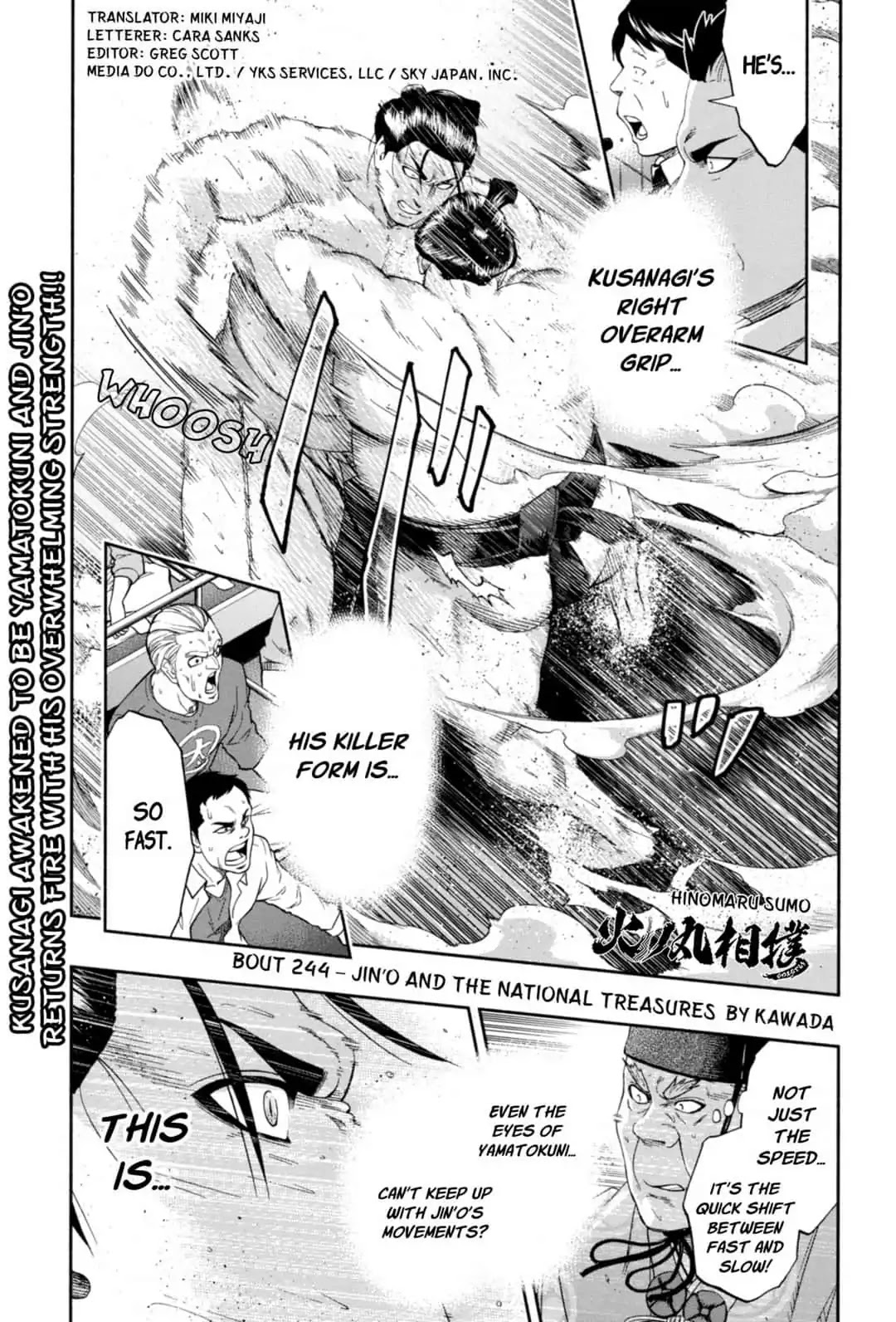 Hinomaru Zumou Chapter 244 page 1 - Chapter 244: Jin'o And The National Treasures