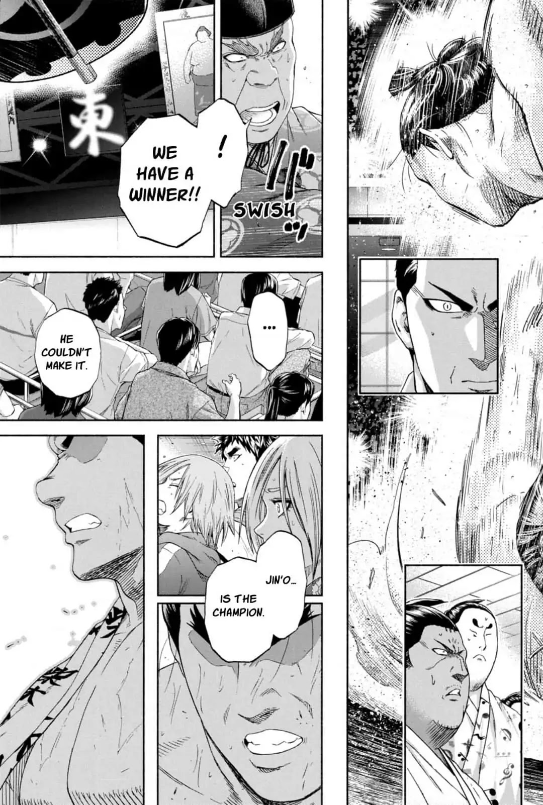 Hinomaru Zumou Chapter 244 page 10 - Chapter 244: Jin'o And The National Treasures