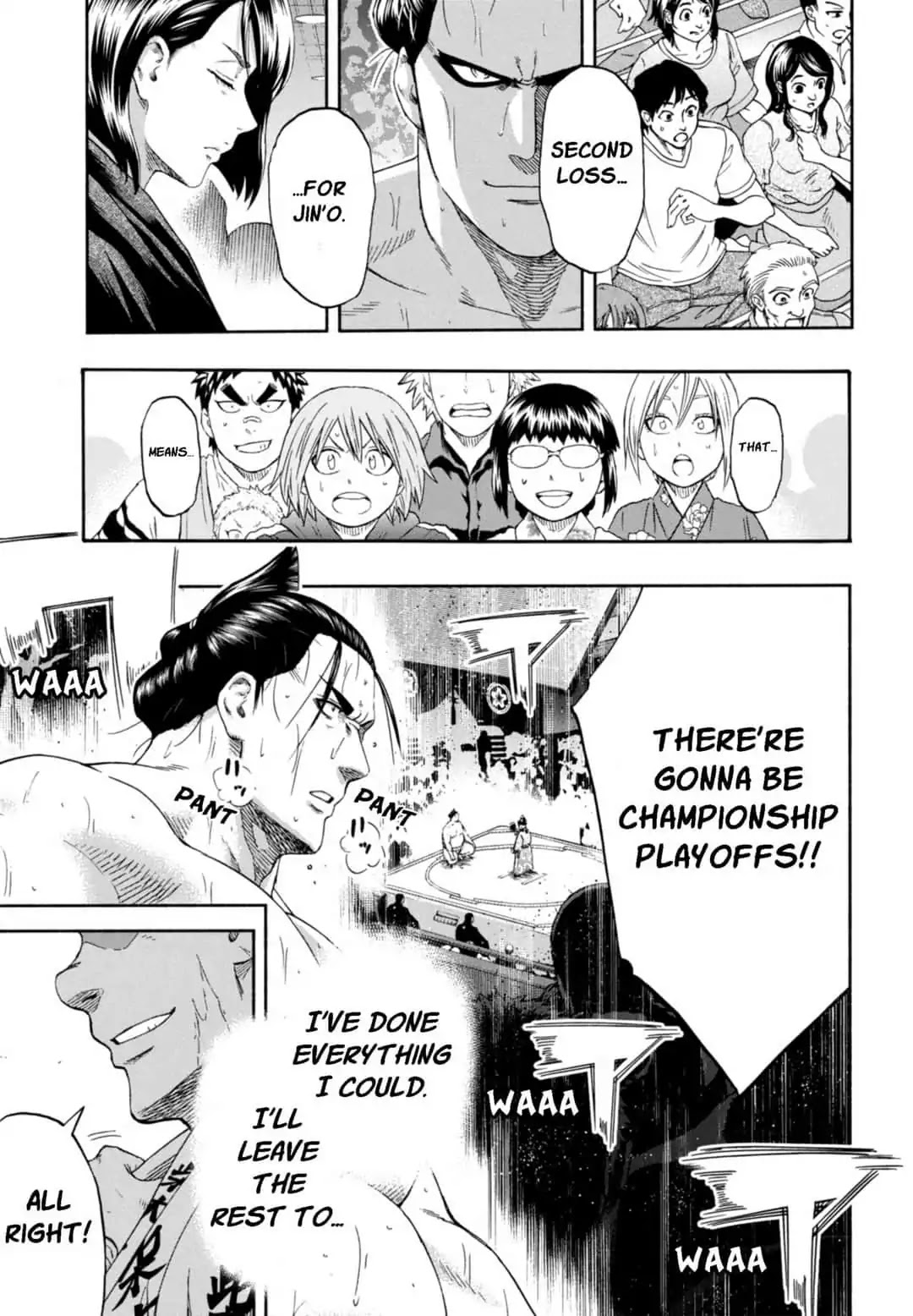Hinomaru Zumou Chapter 244 page 15 - Chapter 244: Jin'o And The National Treasures