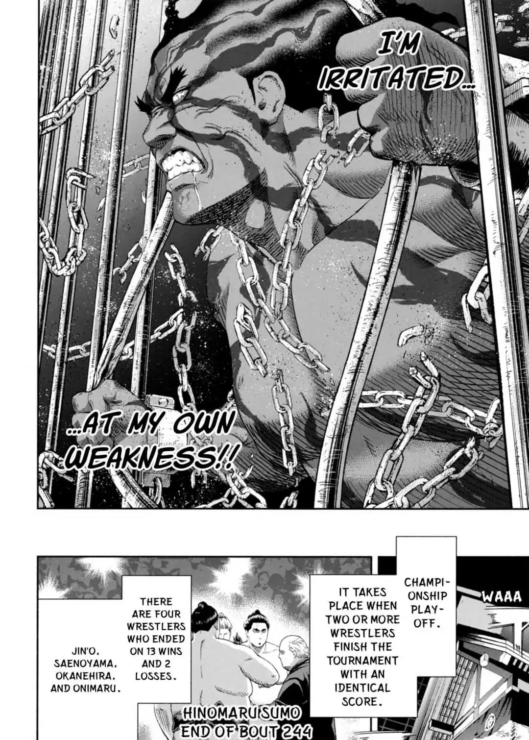 Hinomaru Zumou Chapter 244 page 18 - Chapter 244: Jin'o And The National Treasures