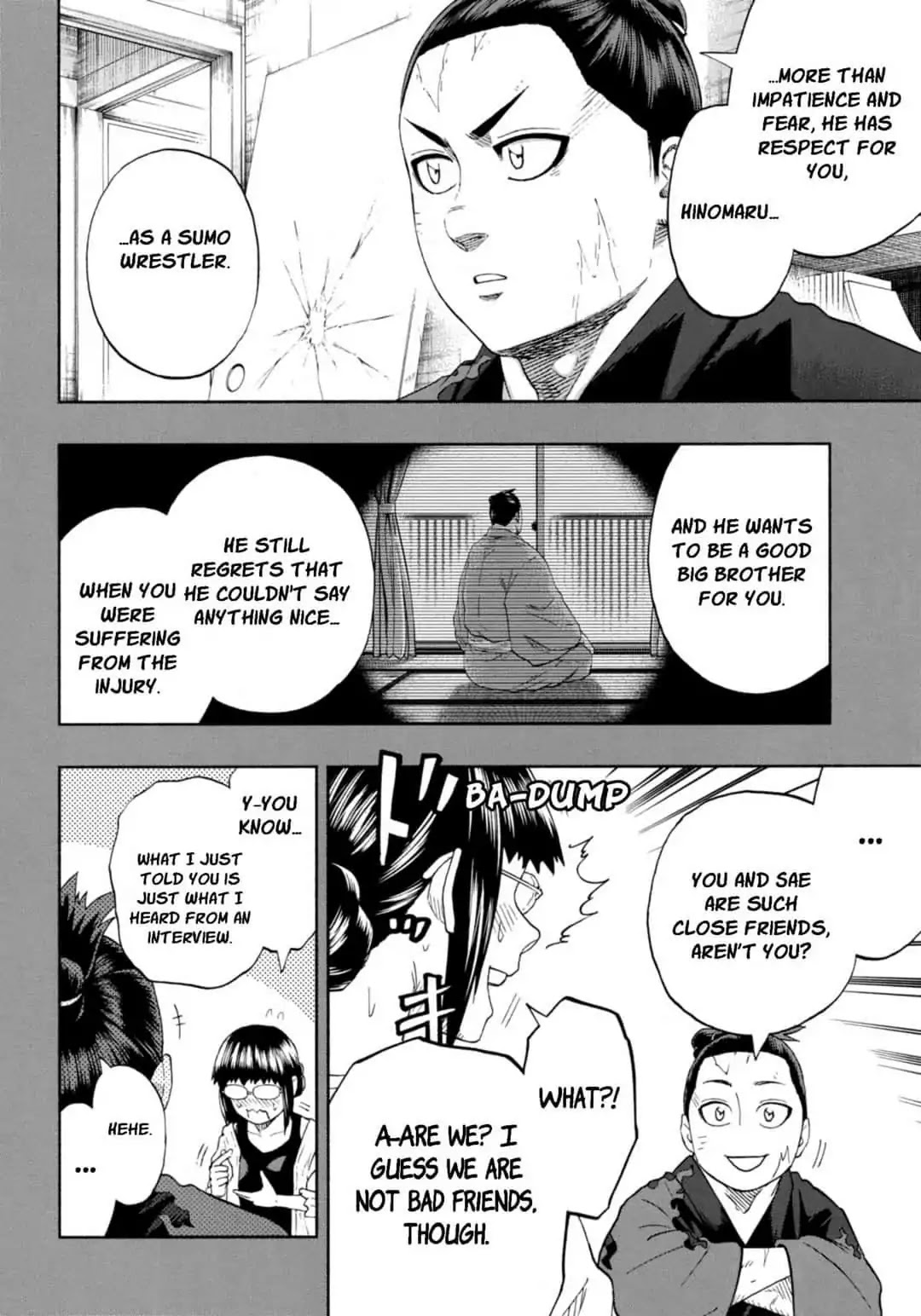 Hinomaru Zumou Chapter 246 page 10 - Chapter 246: Onimaru Kunitsuna And Norihiro Saenoyama 2