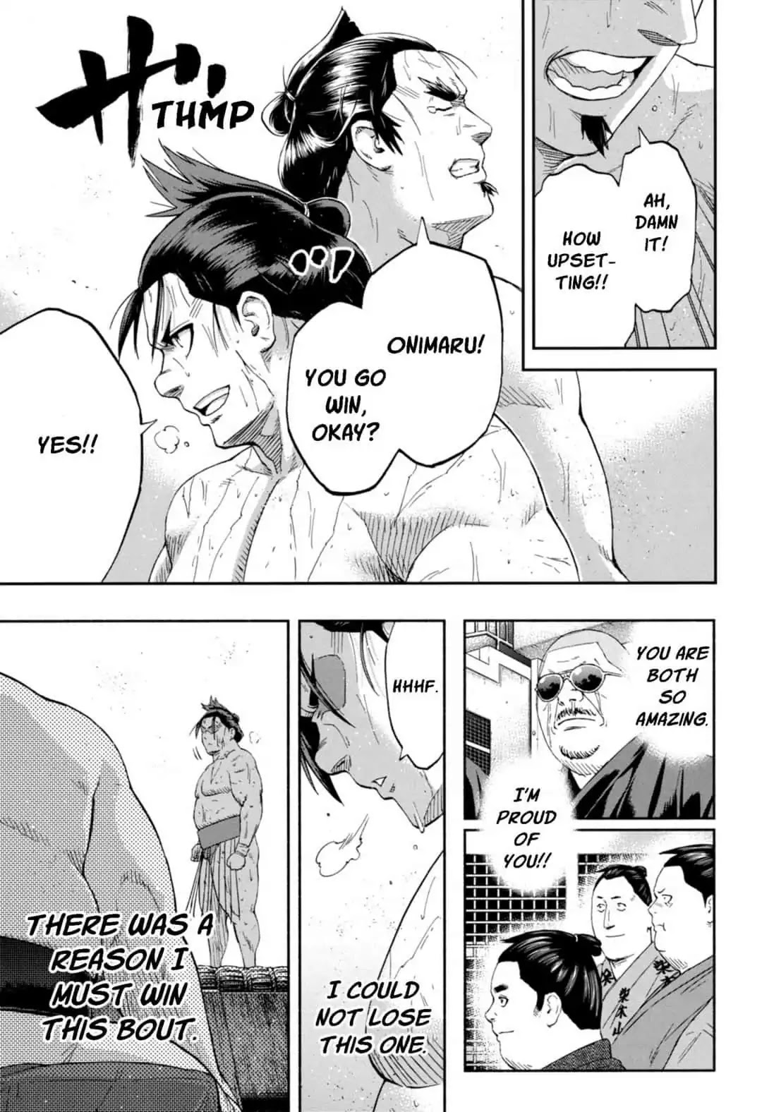 Hinomaru Zumou Chapter 246 page 23 - Chapter 246: Onimaru Kunitsuna And Norihiro Saenoyama 2