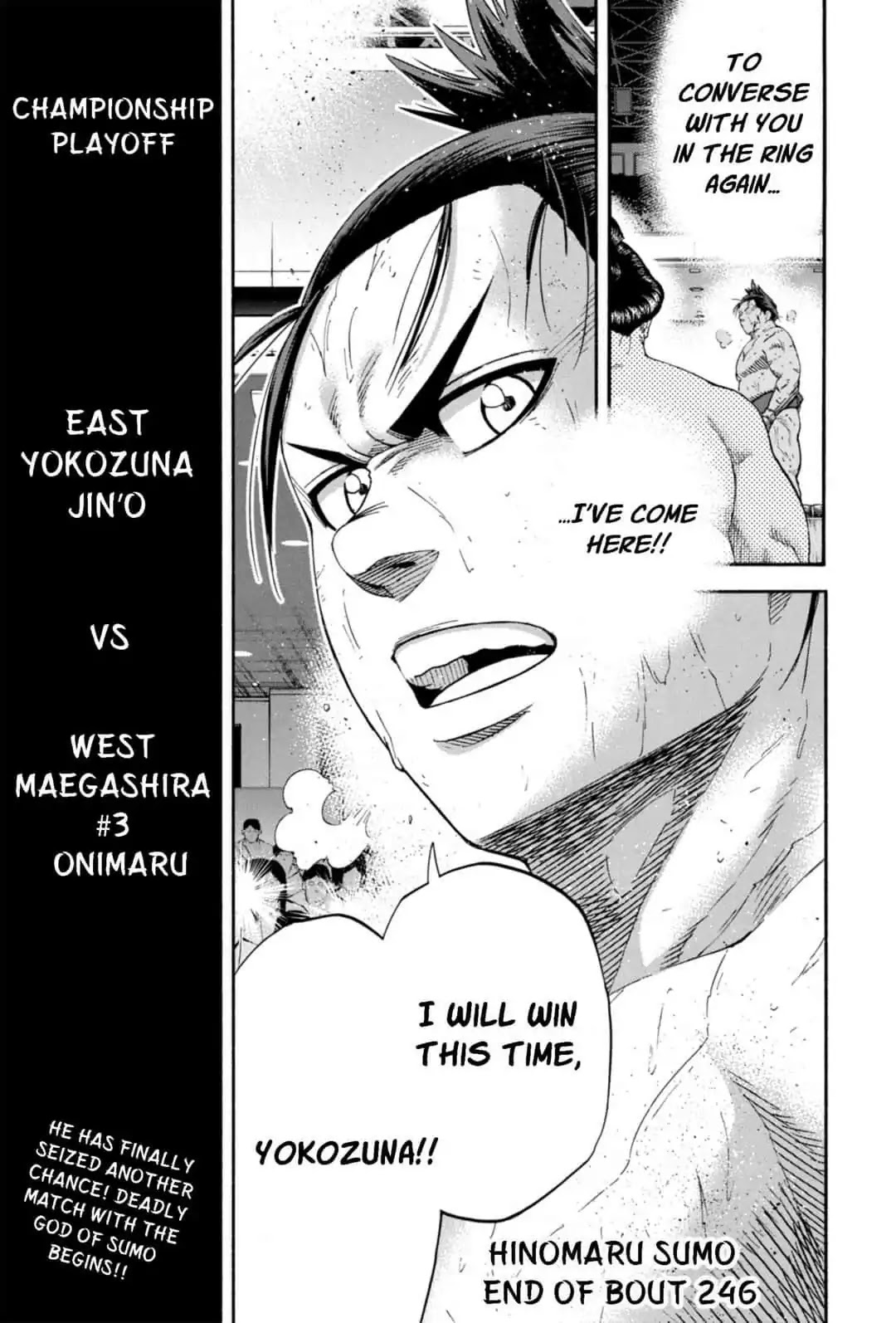 Hinomaru Zumou Chapter 246 page 25 - Chapter 246: Onimaru Kunitsuna And Norihiro Saenoyama 2