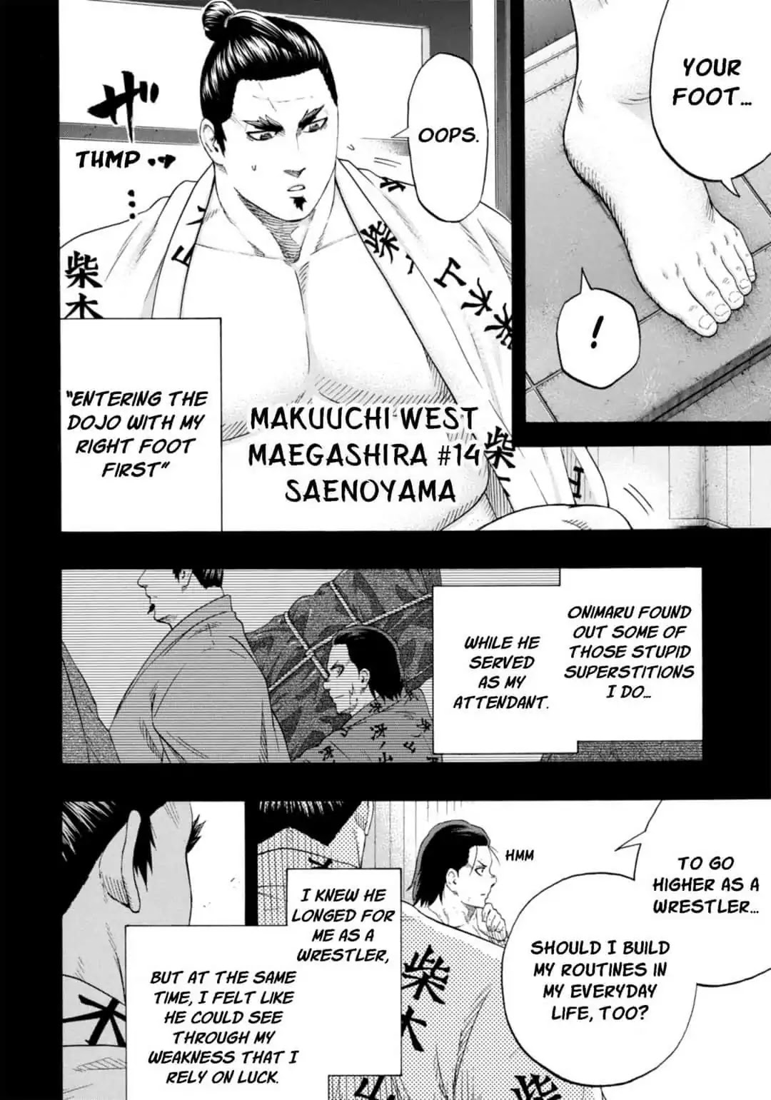 Hinomaru Zumou Chapter 246 page 6 - Chapter 246: Onimaru Kunitsuna And Norihiro Saenoyama 2