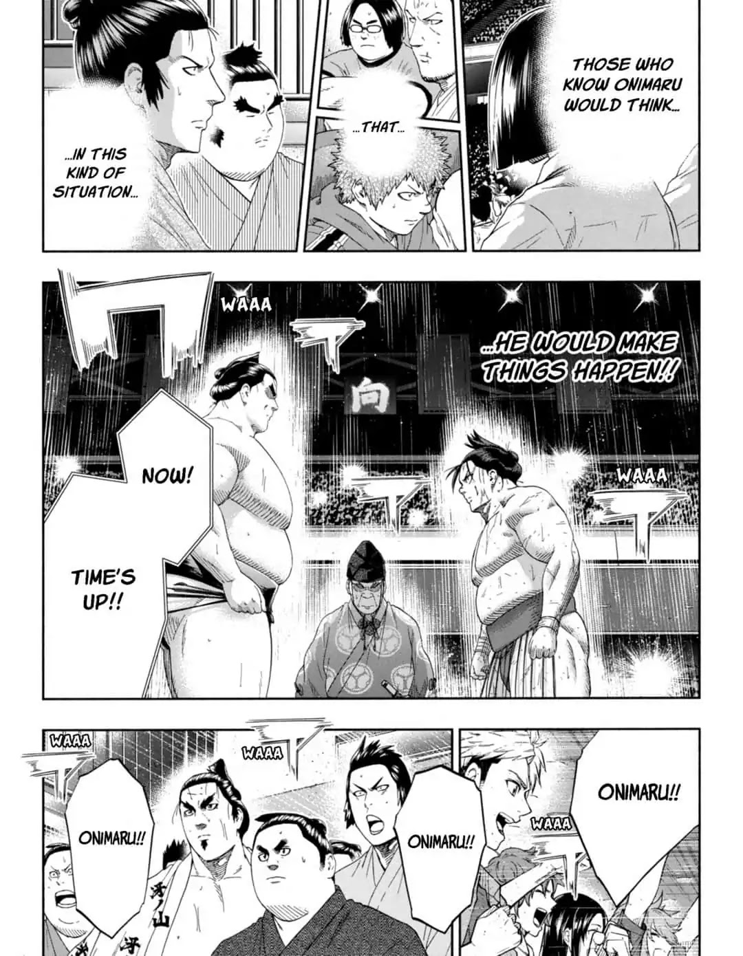 Hinomaru Zumou Chapter 247 page 10 - Chapter 247: Onimaru Kunitsuna And Jin's O, Again