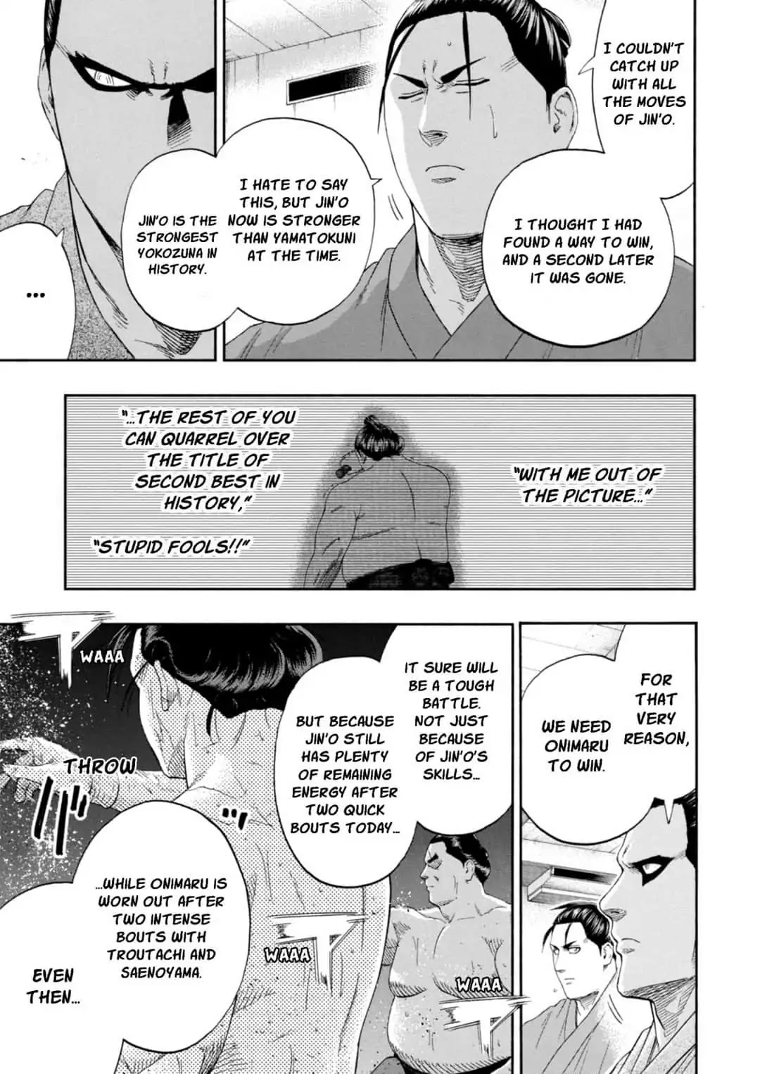 Hinomaru Zumou Chapter 247 page 9 - Chapter 247: Onimaru Kunitsuna And Jin's O, Again