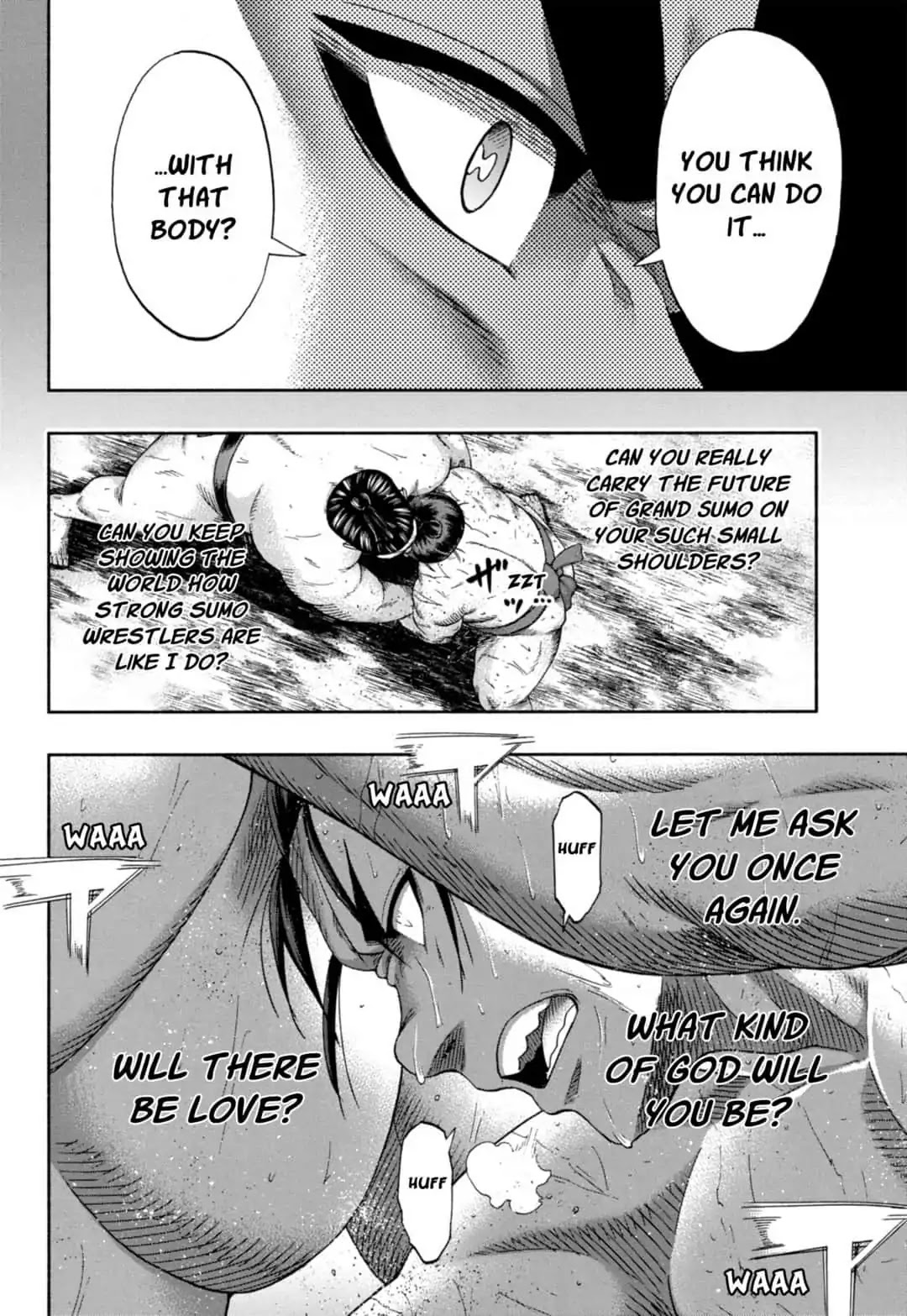 Hinomaru Zumou Chapter 248 page 10 - Chapter 248: Onimaru Kunitsuna and Jin'o, Discourse