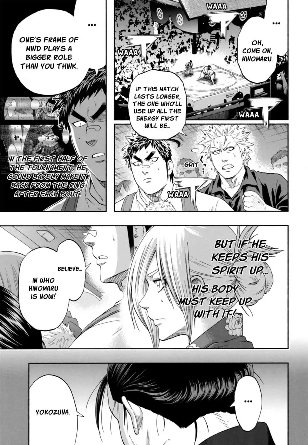 Hinomaru Zumou Chapter 248 page 11 - Chapter 248: Onimaru Kunitsuna and Jin'o, Discourse