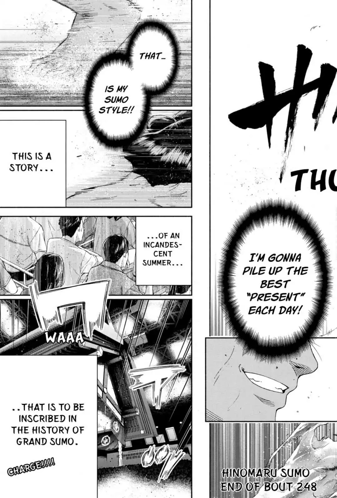 Hinomaru Zumou Chapter 248 page 19 - Chapter 248: Onimaru Kunitsuna and Jin'o, Discourse