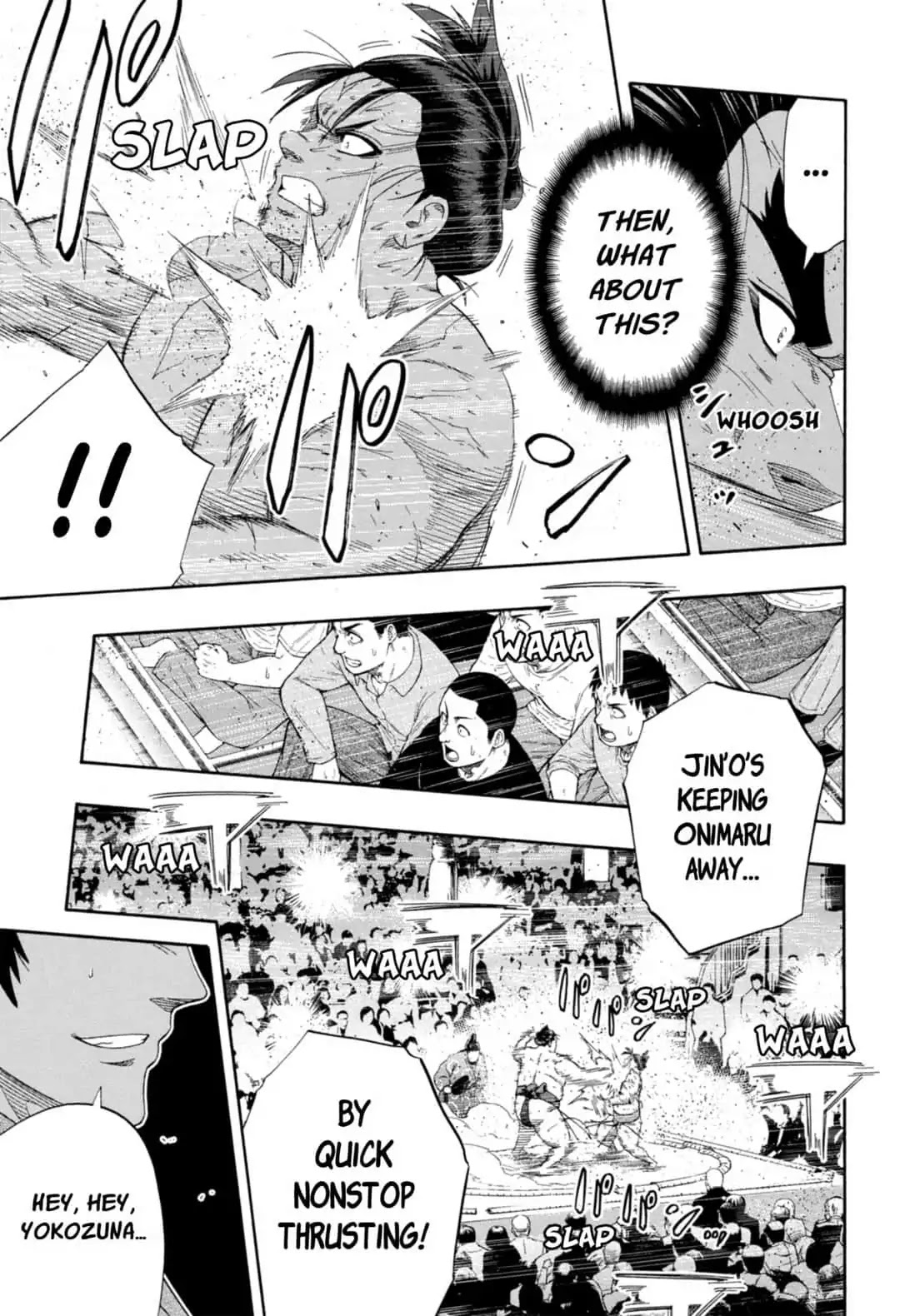 Hinomaru Zumou Chapter 248 page 3 - Chapter 248: Onimaru Kunitsuna and Jin'o, Discourse