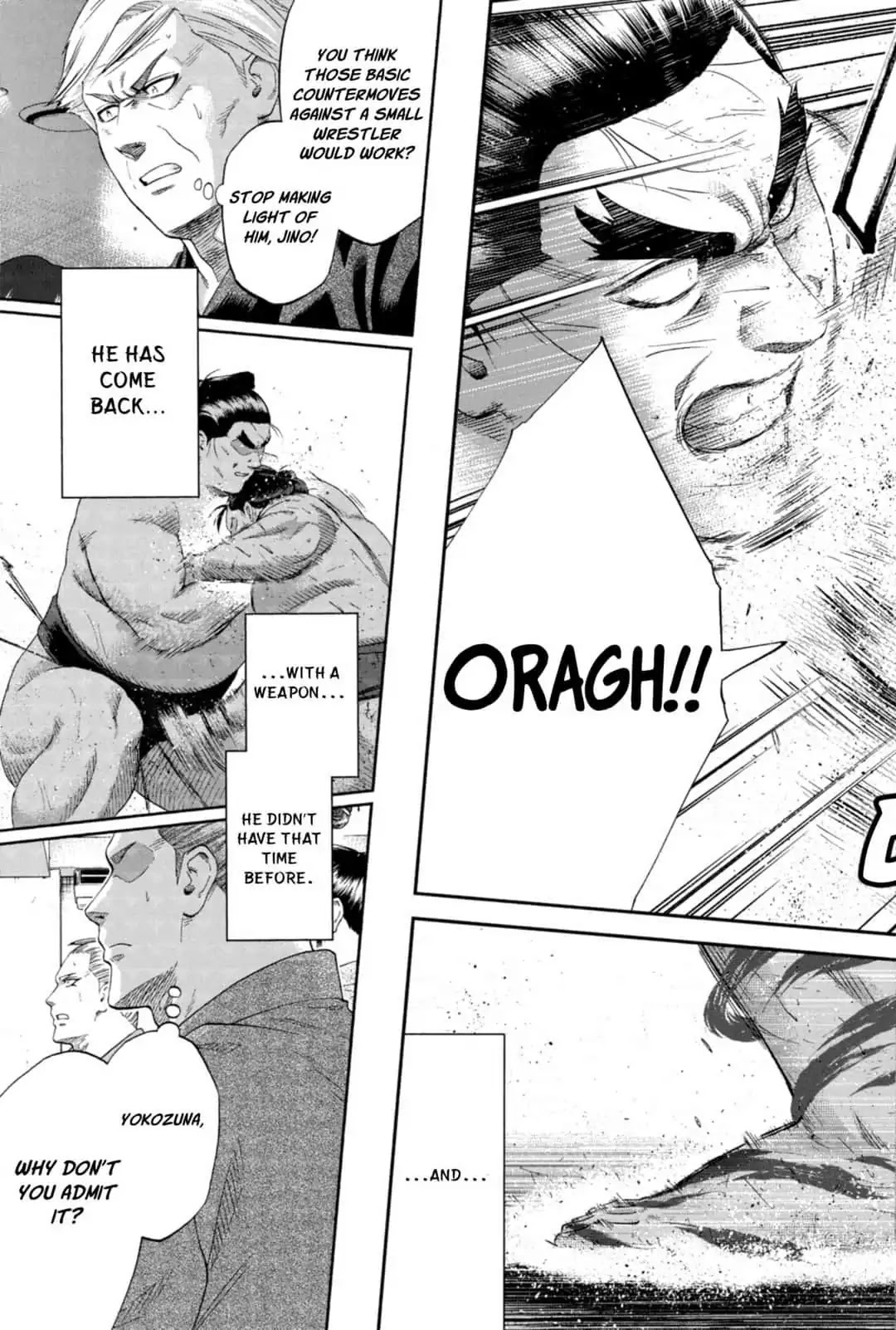 Hinomaru Zumou Chapter 248 page 5 - Chapter 248: Onimaru Kunitsuna and Jin'o, Discourse