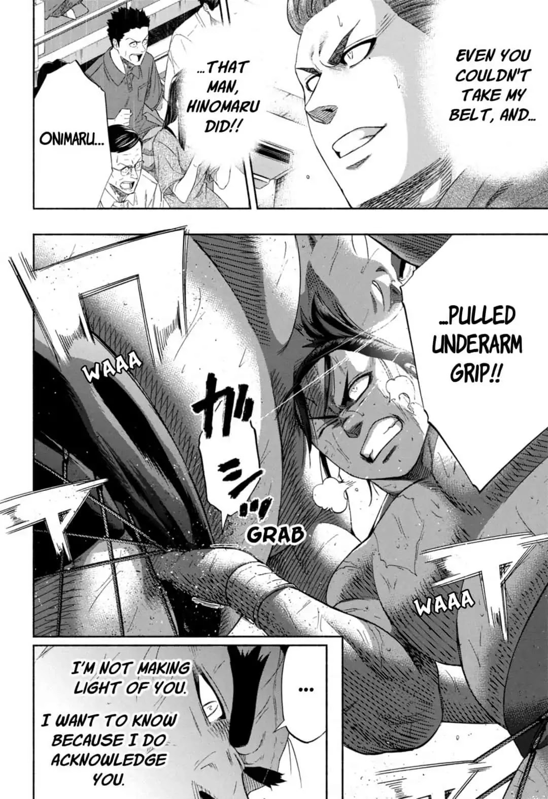 Hinomaru Zumou Chapter 248 page 6 - Chapter 248: Onimaru Kunitsuna and Jin'o, Discourse