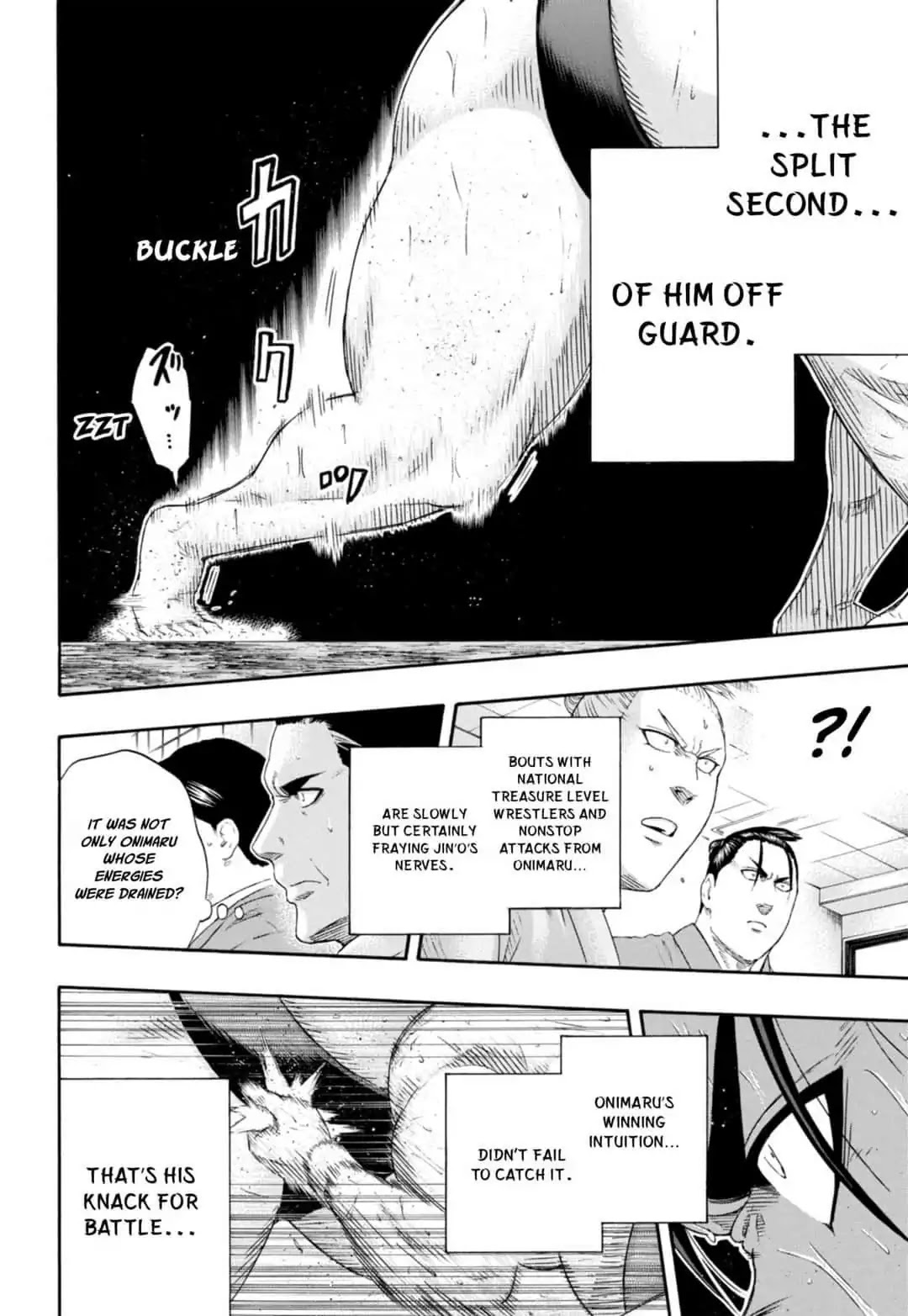 Hinomaru Zumou Chapter 249 page 12 - Chapter 249: Onimaru Kunitsuna and Jin'o Gratitude