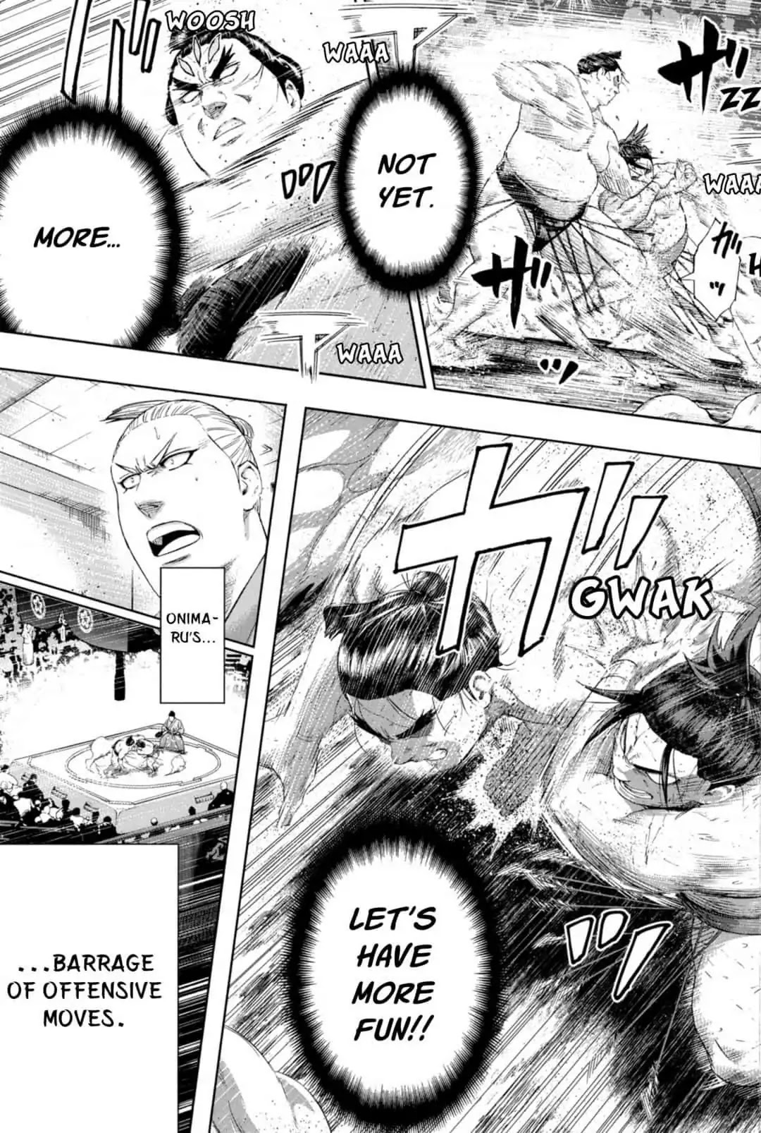 Hinomaru Zumou Chapter 249 page 5 - Chapter 249: Onimaru Kunitsuna and Jin'o Gratitude