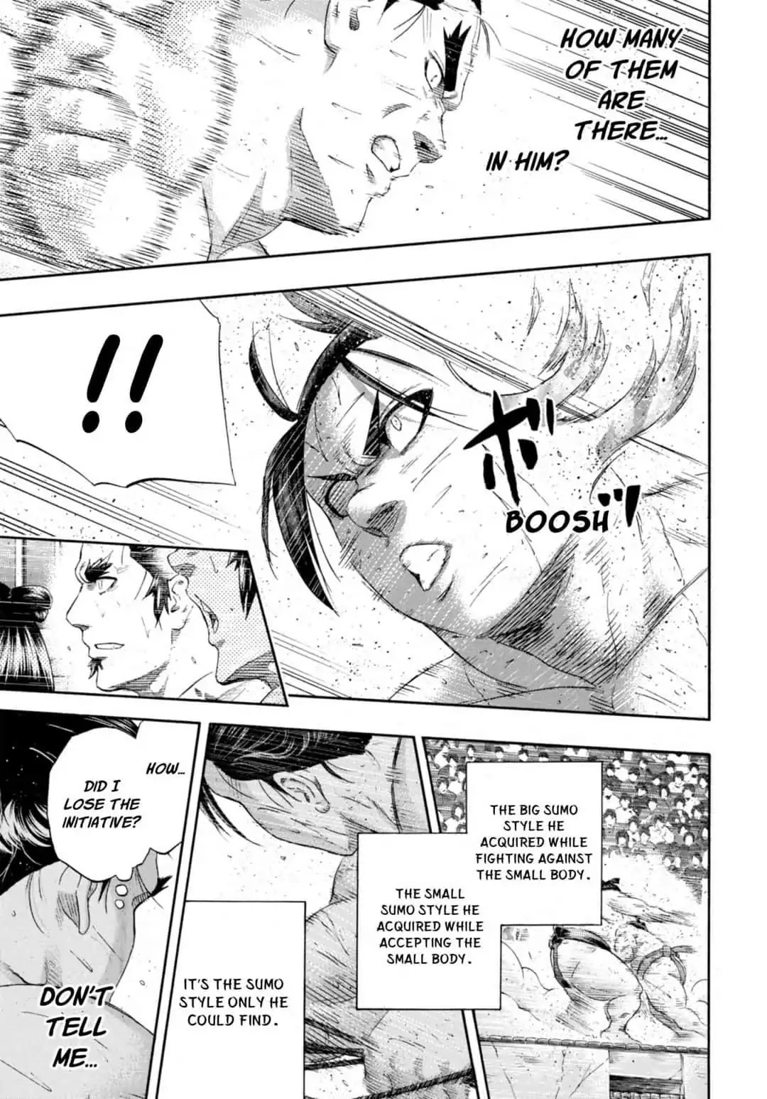 Hinomaru Zumou Chapter 249 page 9 - Chapter 249: Onimaru Kunitsuna and Jin'o Gratitude