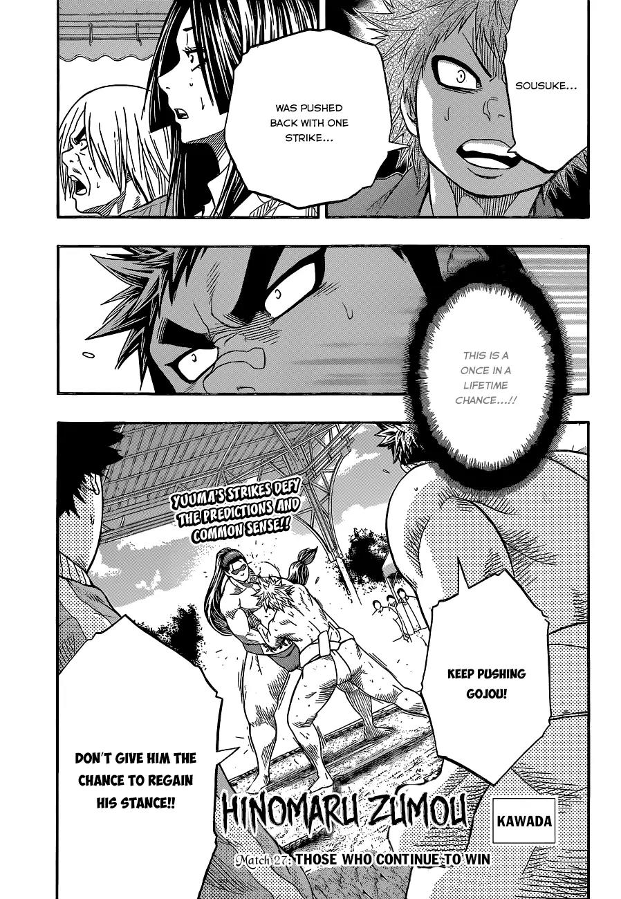 Hinomaru Zumou Chapter 27 page 3 - Chapter 27: Those Who Continue To Win