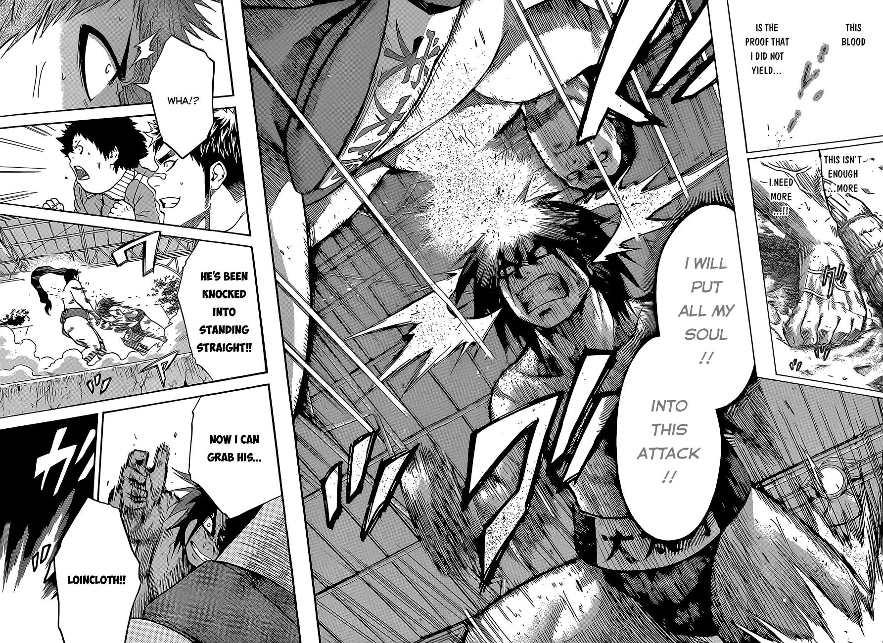 Hinomaru Zumou Chapter 30 page 13 - Chapter 30: Onimaru Kunitsuna Vs Kusanagi no Tsurugi 2